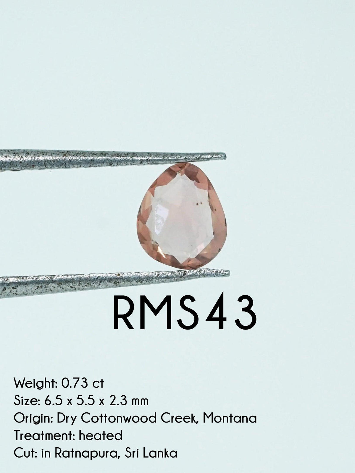 Custom Rose Cut Montana Sapphire Ring in Gold - Gardens of the Sun | Ethical Jewelry