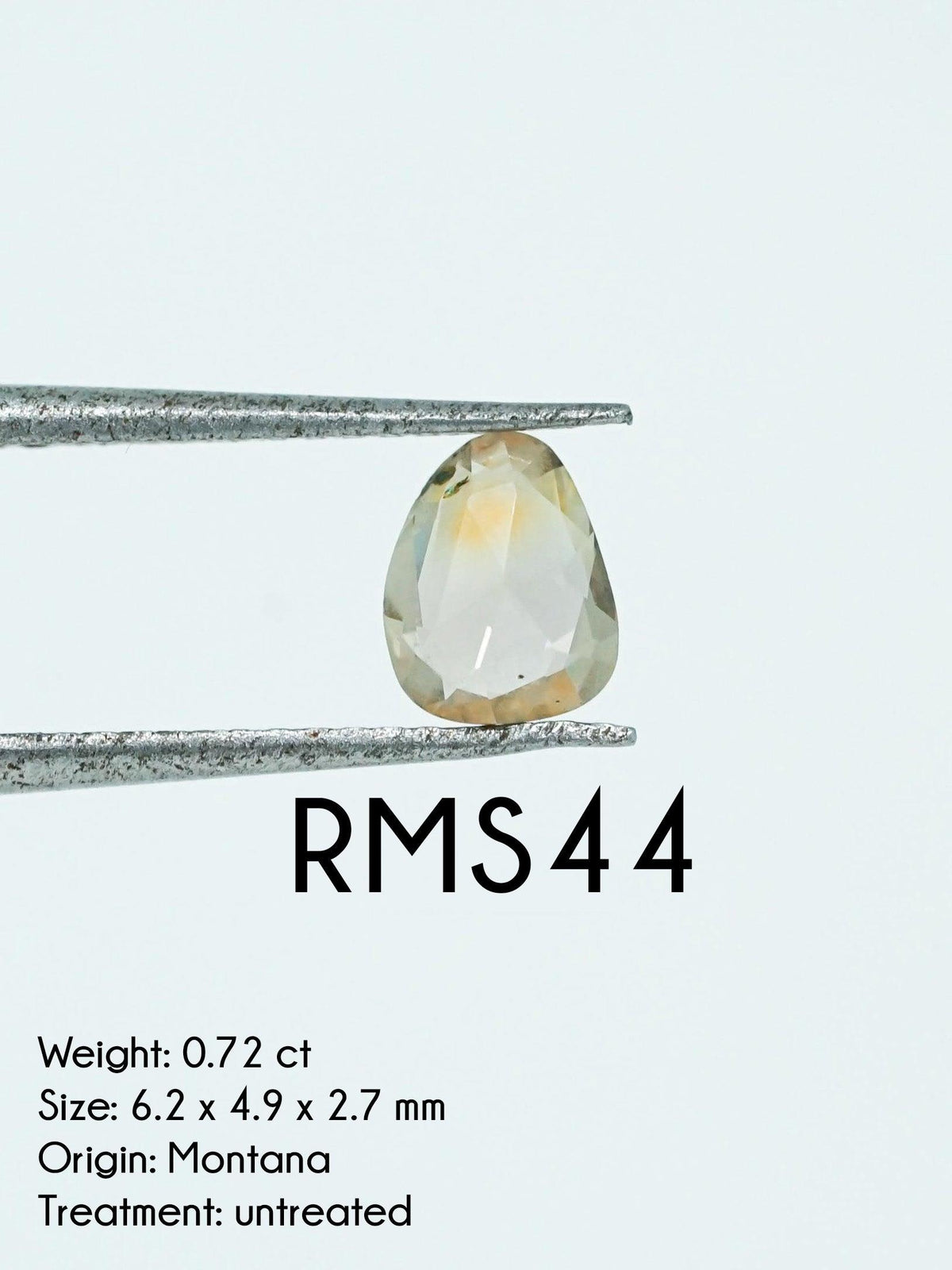 Custom Rose Cut Montana Sapphire Ring in Gold - Gardens of the Sun | Ethical Jewelry