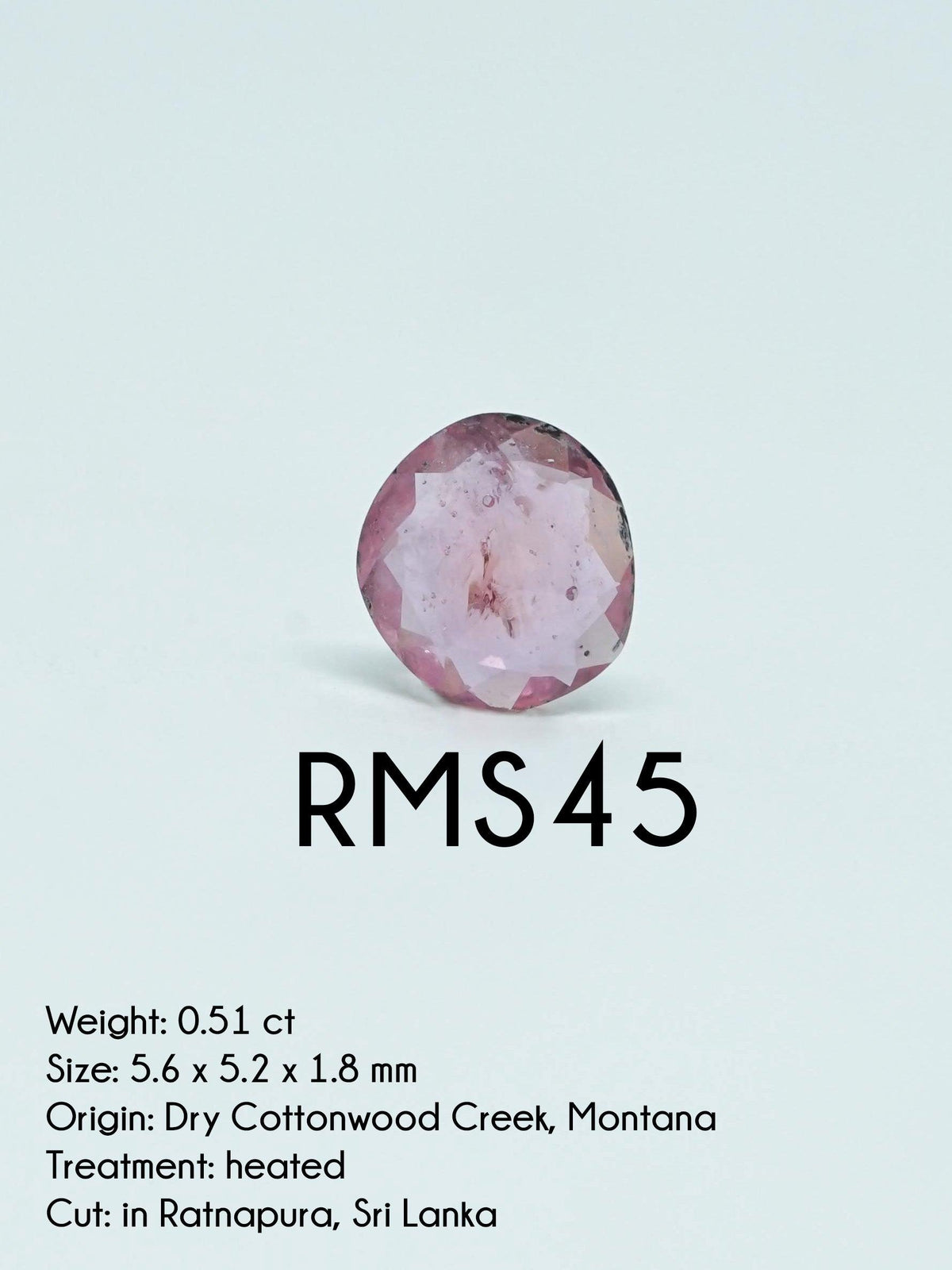 Custom Rose Cut Montana Sapphire Ring in Gold - Gardens of the Sun | Ethical Jewelry