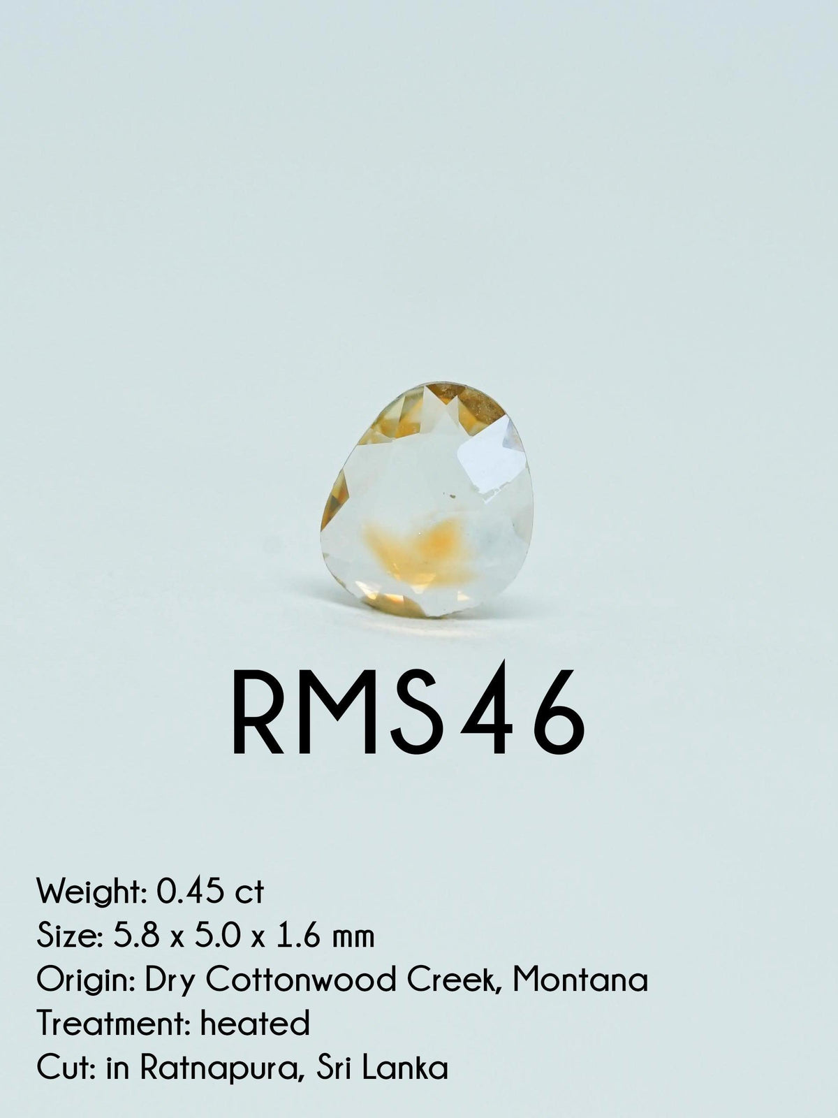 Custom Rose Cut Montana Sapphire Ring in Gold - Gardens of the Sun | Ethical Jewelry