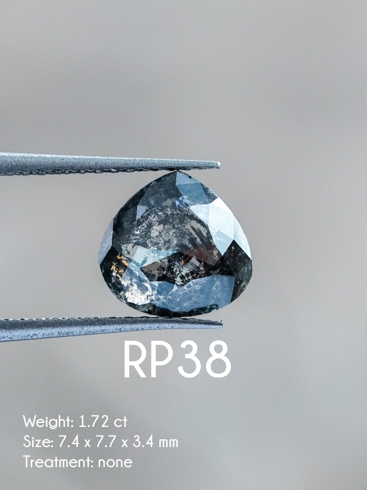 Custom Rose Cut Pear Diamond Ring - Gardens of the Sun | Ethical Jewelry