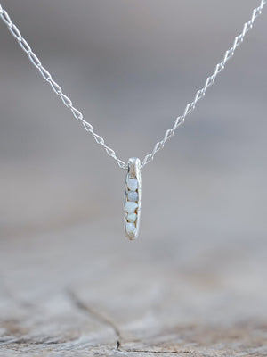 Rough Opal Necklace with Hidden Gems - Gardens of the Sun | Ethical Jewelry