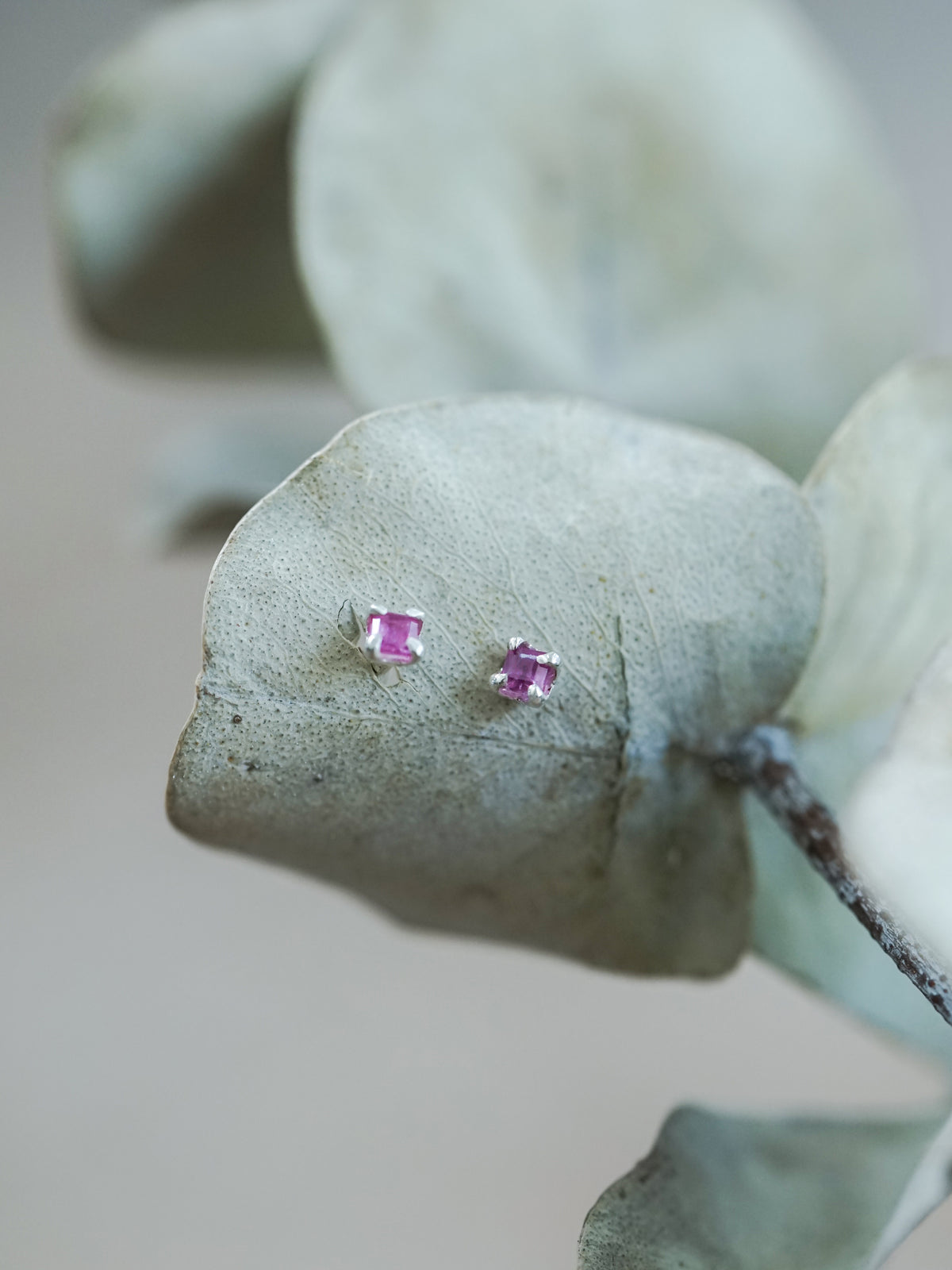 Ruby Tragus Stud Earring - Gardens of the Sun | Ethical Jewelry