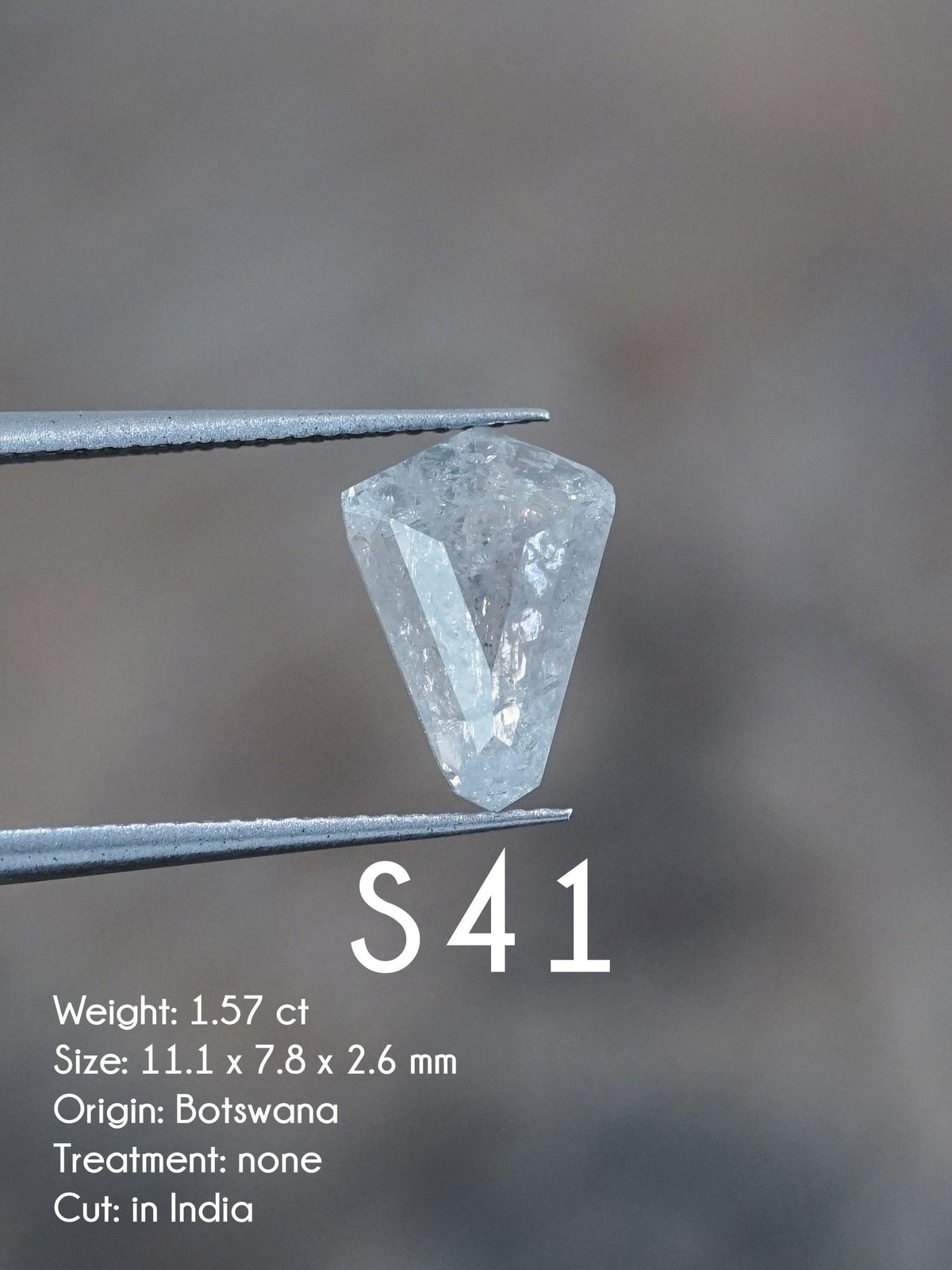 Custom Rose Cut Shield Diamond Ring in Gold - Gardens of the Sun | Ethical Jewelry