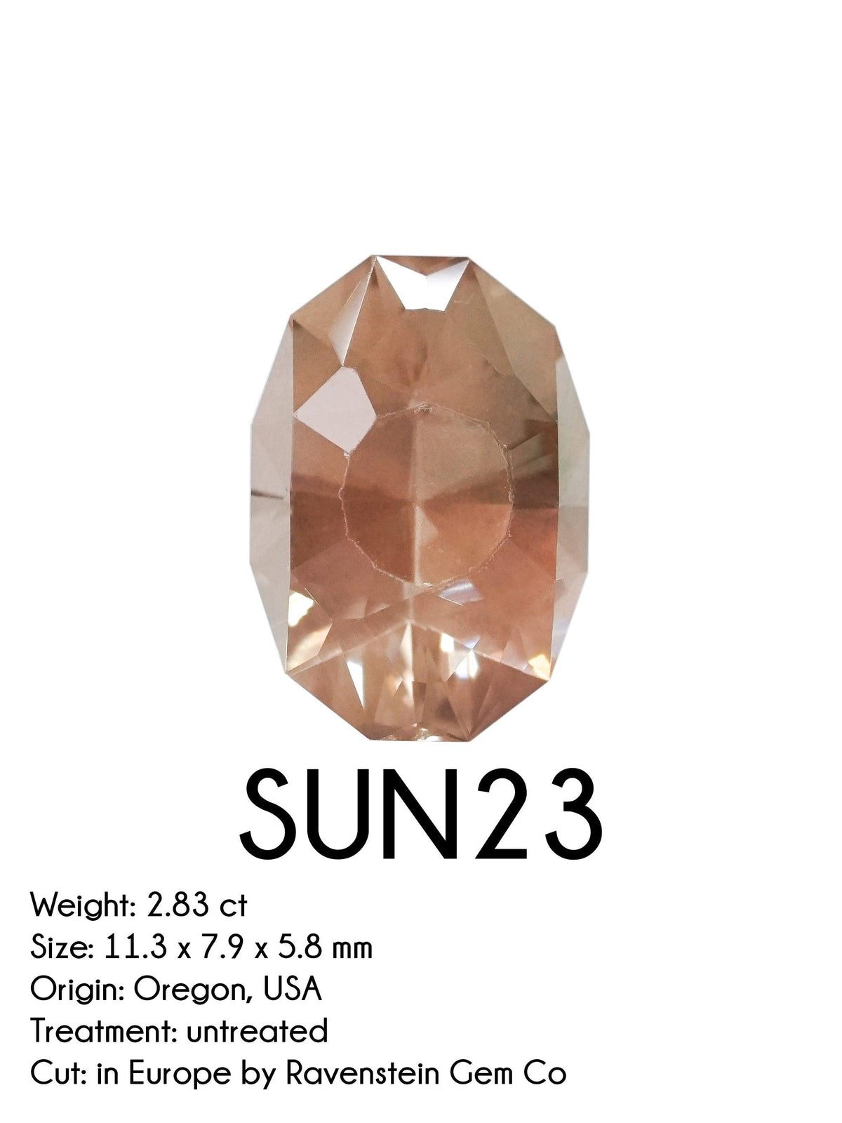 Custom Oregon Sunstone Ring in Gold - Gardens of the Sun | Ethical Jewelry