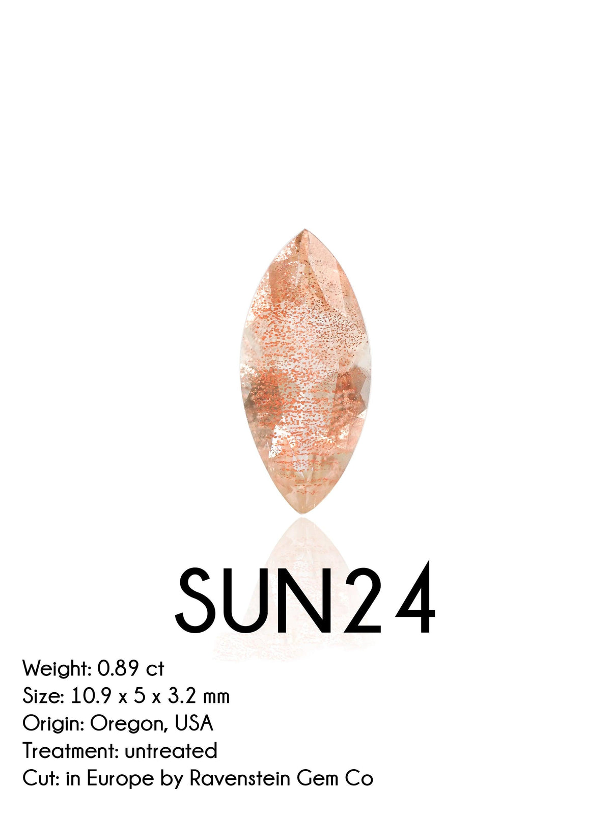 Custom Oregon Sunstone Ring in Gold - Gardens of the Sun | Ethical Jewelry