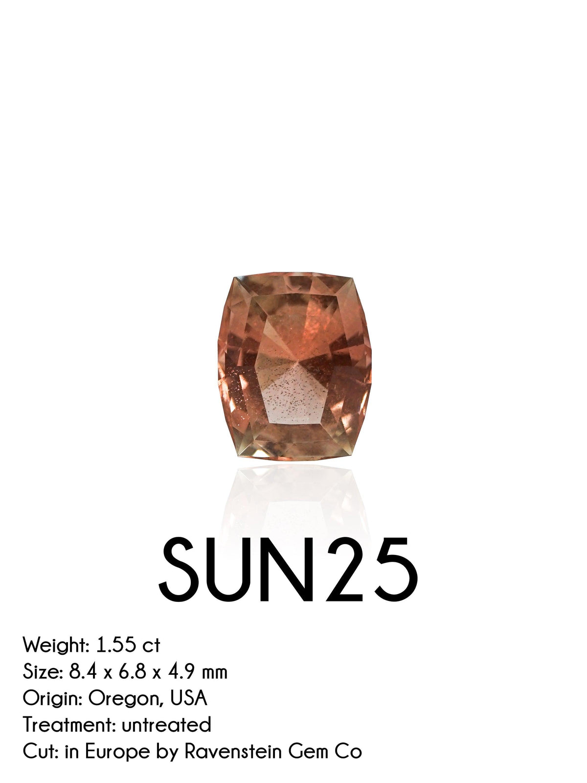 Custom Oregon Sunstone Ring in Gold - Gardens of the Sun | Ethical Jewelry