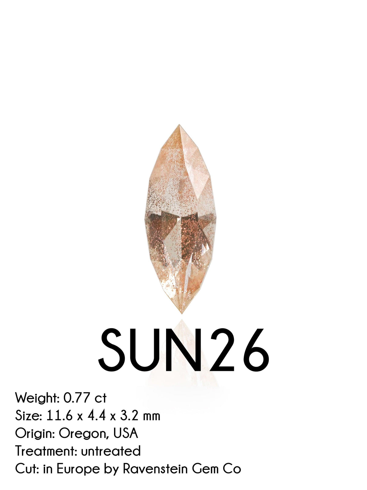 Custom Oregon Sunstone Ring in Gold - Gardens of the Sun | Ethical Jewelry