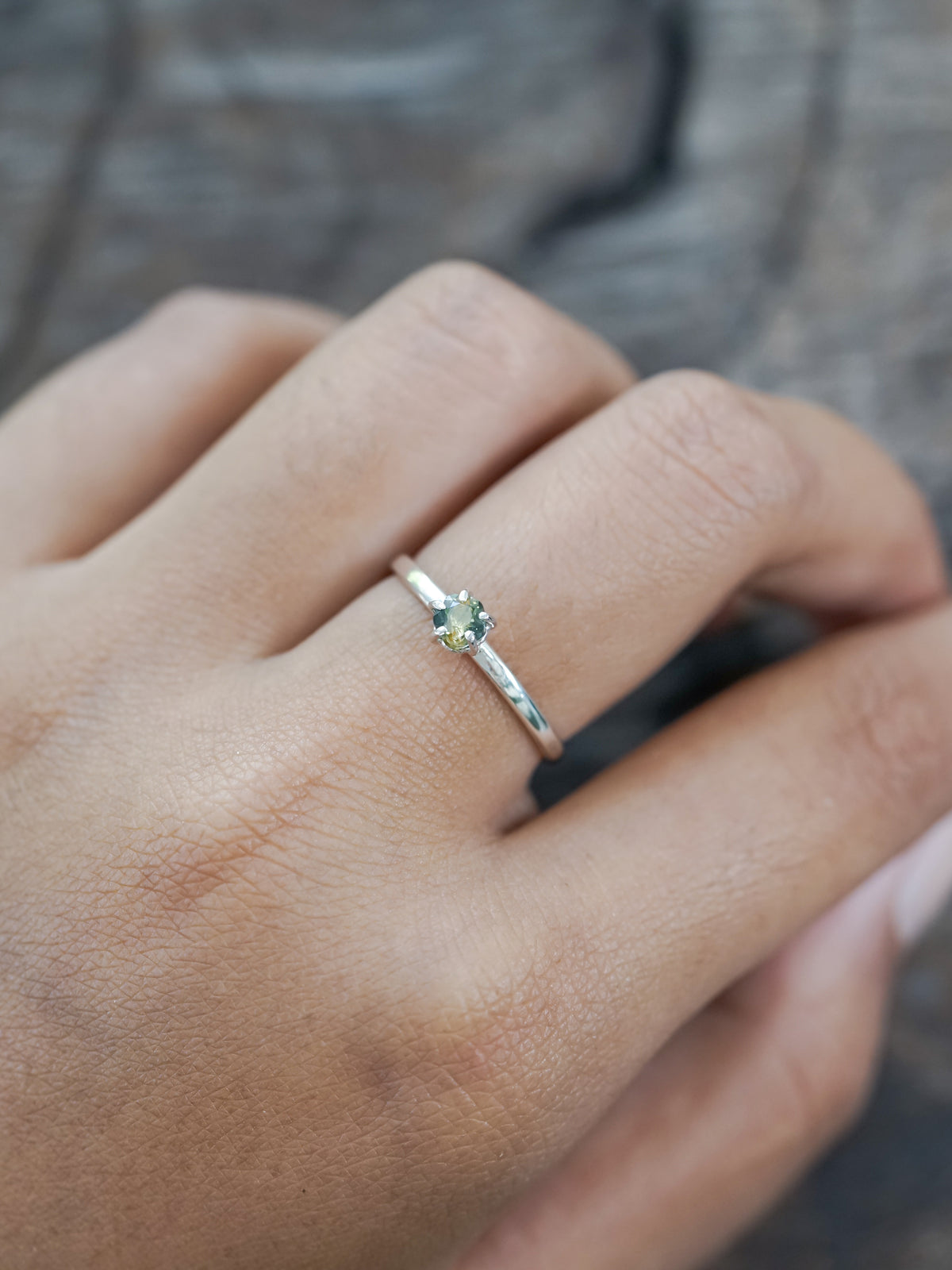 Sapphire Flower Ring - Gardens of the Sun | Ethical Jewelry