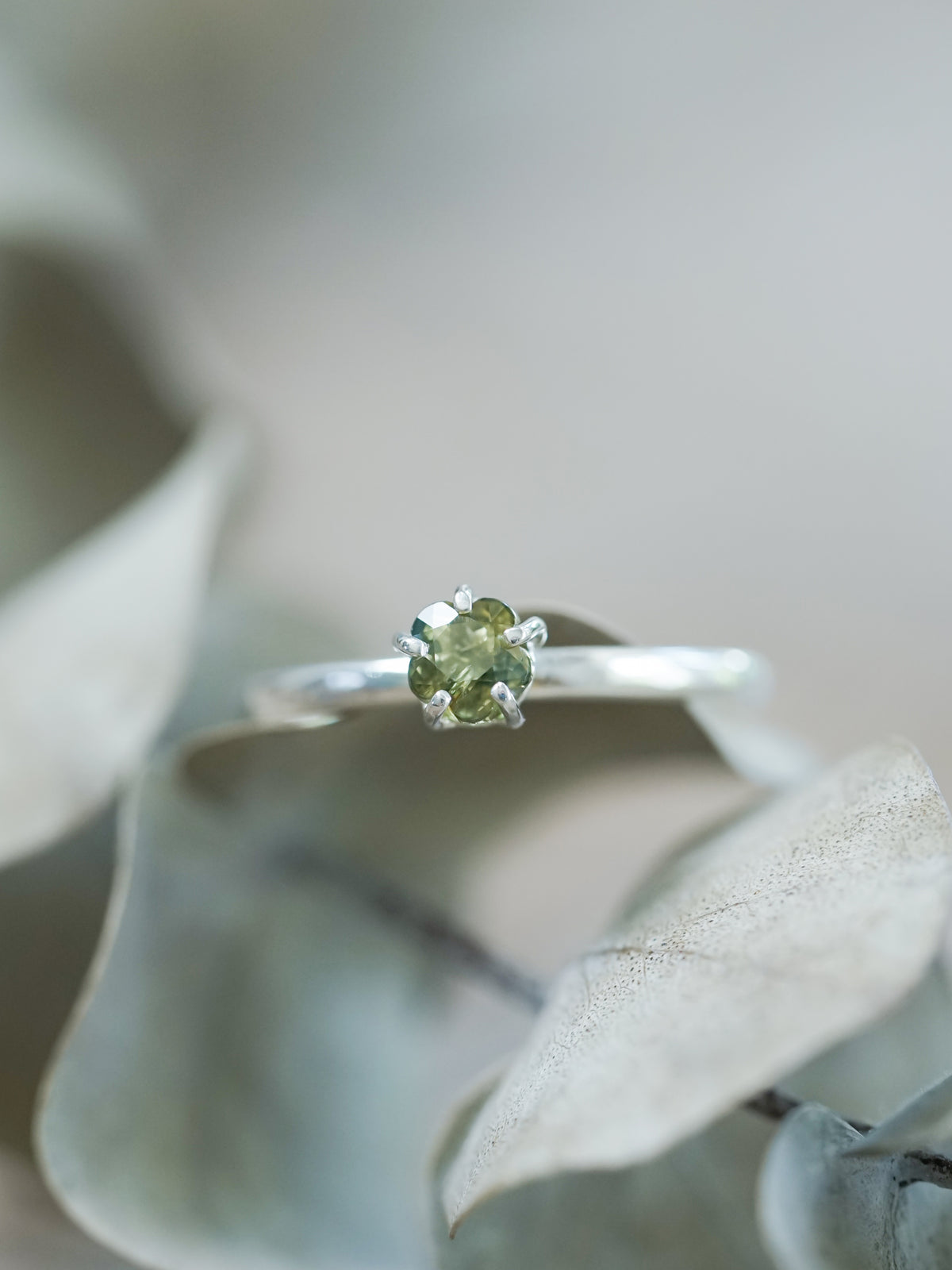 Sapphire Flower Ring - Gardens of the Sun | Ethical Jewelry