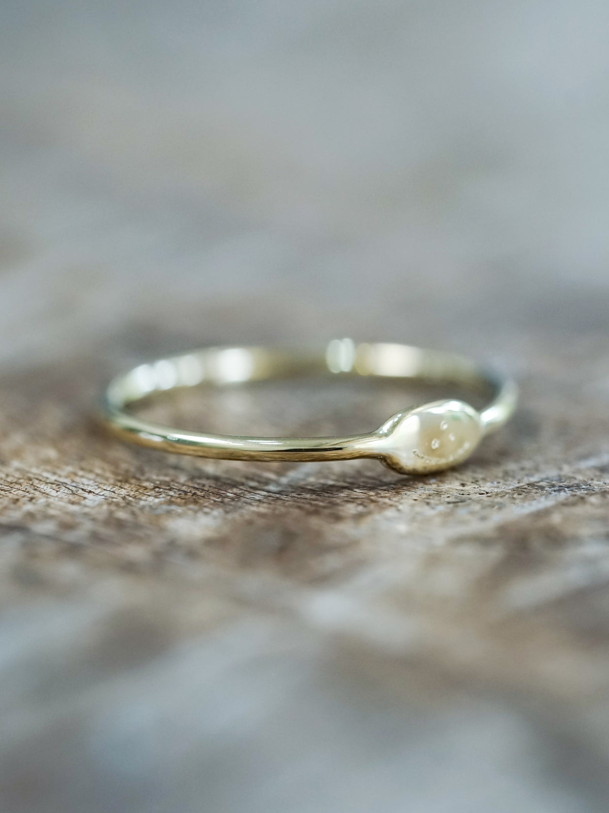 Dainty Signet Ring - Gardens of the Sun | Ethical Jewelry