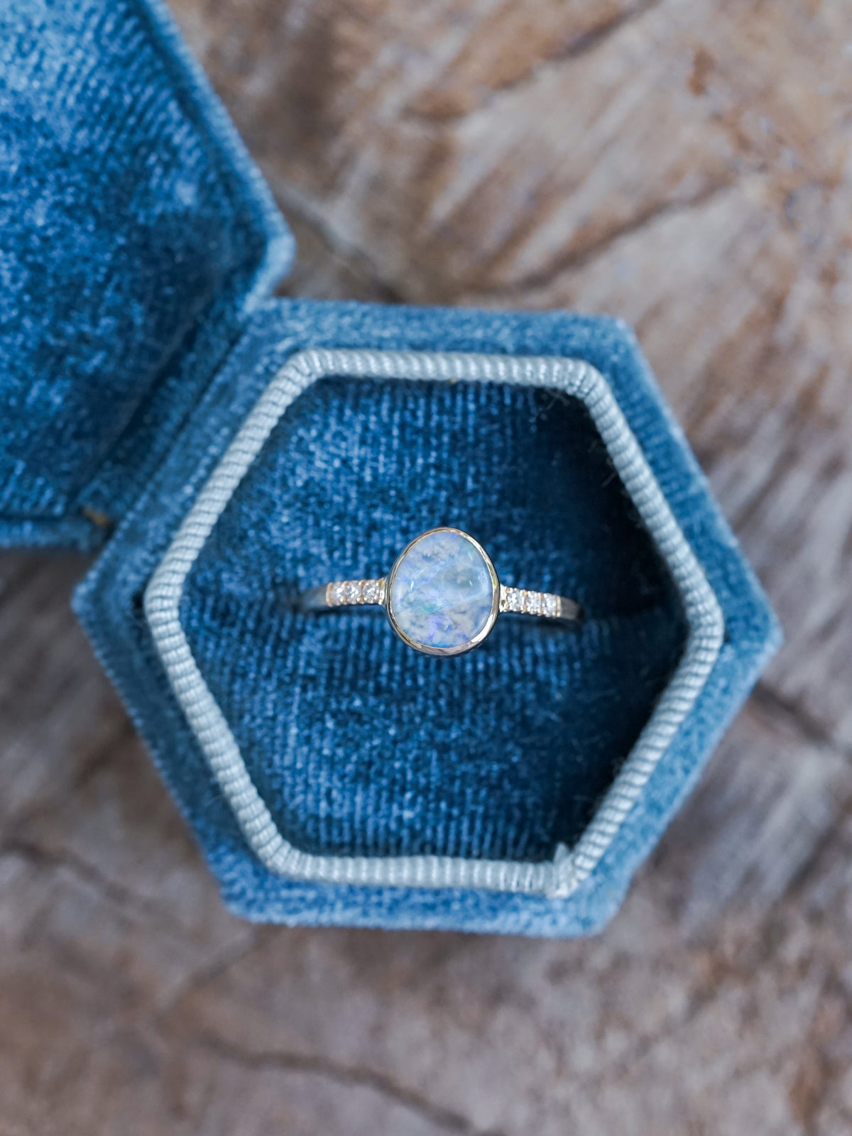 Snake Opal Ring in Ethical Gold - Gardens of the Sun | Ethical Jewelry