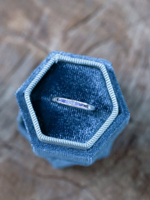 Rough Tanzanite Ring with Hidden Gems