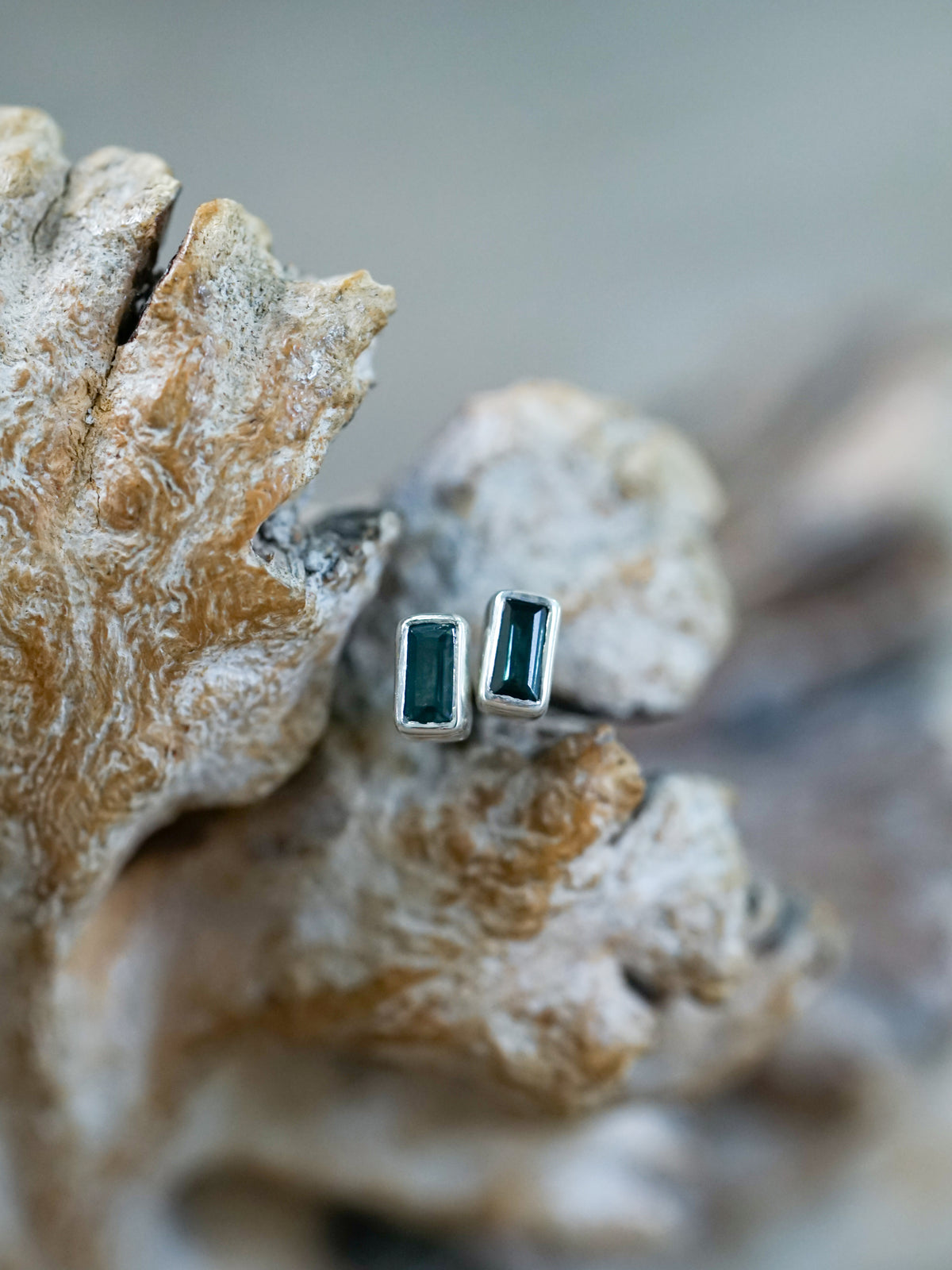 Teal Tourmaline Earrings - Gardens of the Sun | Ethical Jewelry