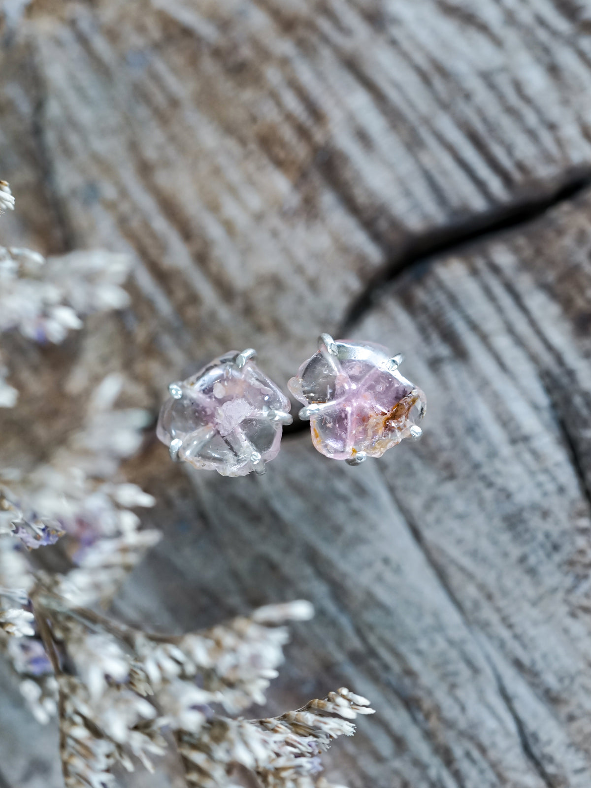 Tourmaline Slice Earrings - Gardens of the Sun | Ethical Jewelry
