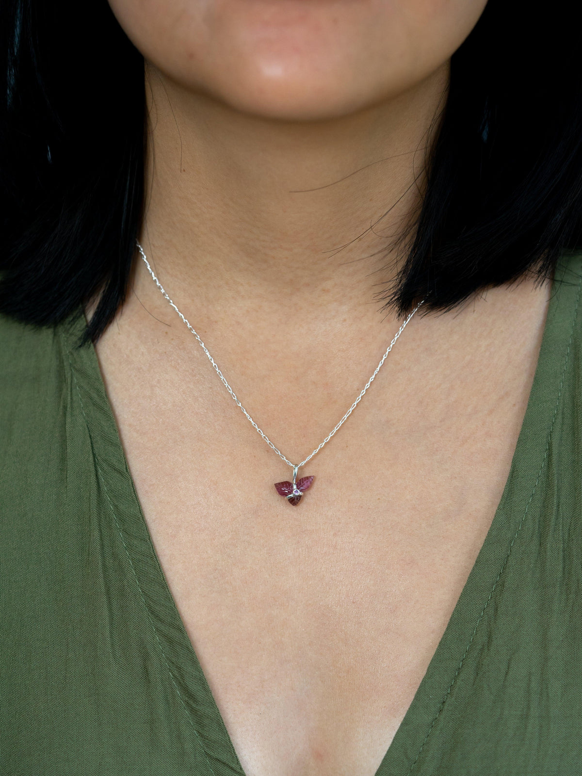 Tourmaline and Spinel Necklace - Gardens of the Sun | Ethical Jewelry