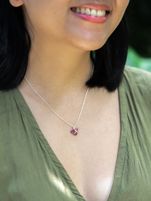 Tourmaline and Spinel Necklace