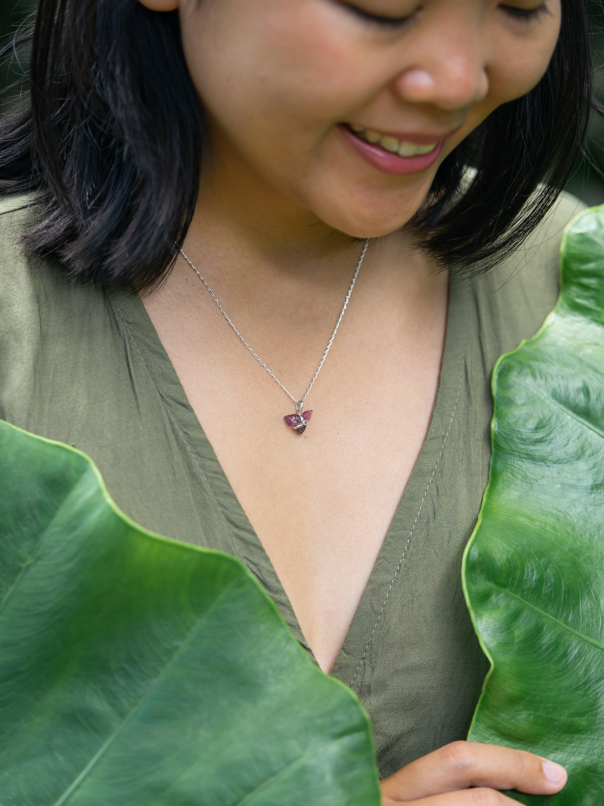 Tourmaline and Spinel Necklace - Gardens of the Sun | Ethical Jewelry