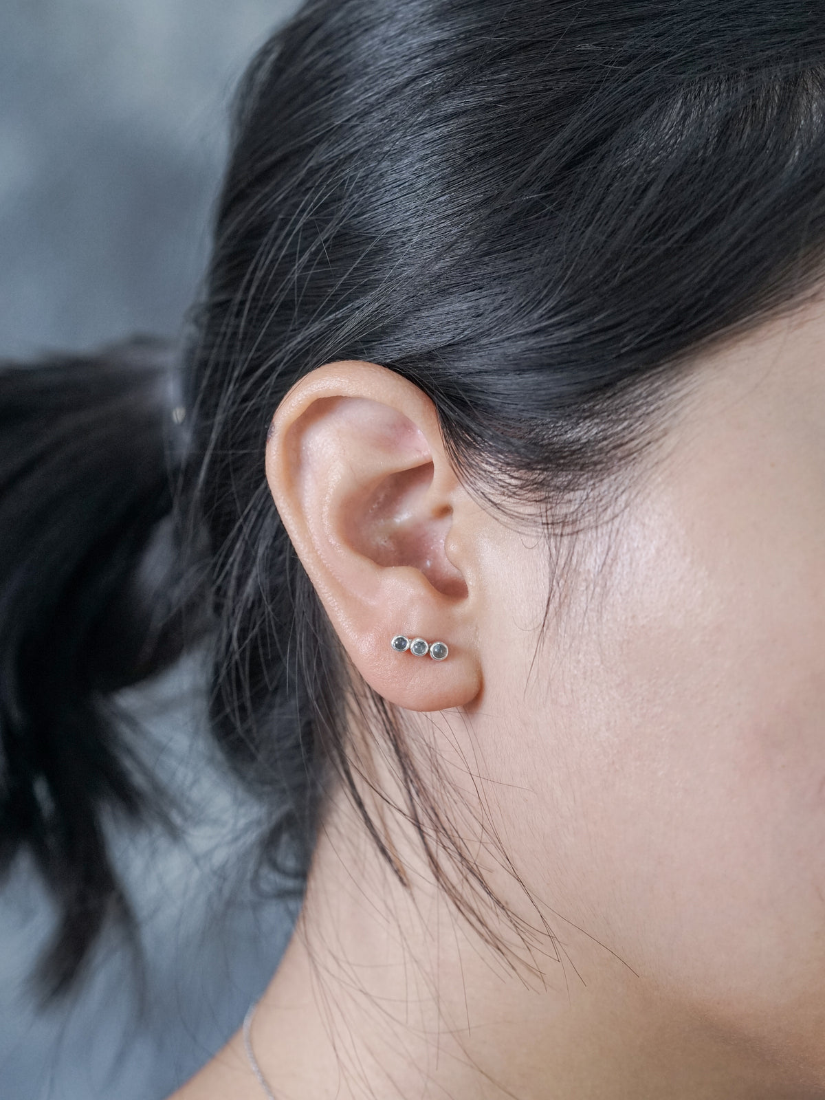 Triple Labradorite Earrings - Gardens of the Sun | Ethical Jewelry