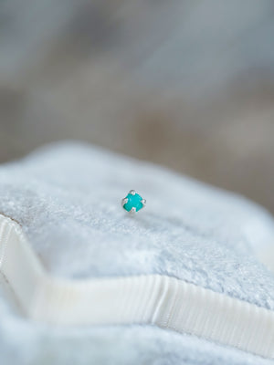 Turquoise Tragus Stud Earring - Gardens of the Sun | Ethical Jewelry