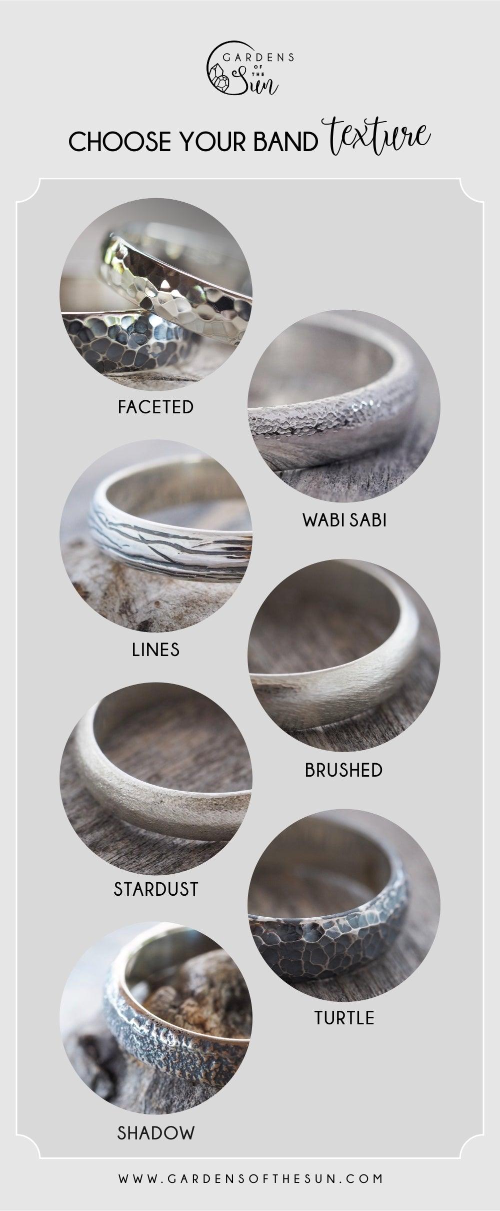 Brushed Wedding Ring in Silver (Ready to Ship) - Gardens of the Sun | Ethical Jewelry