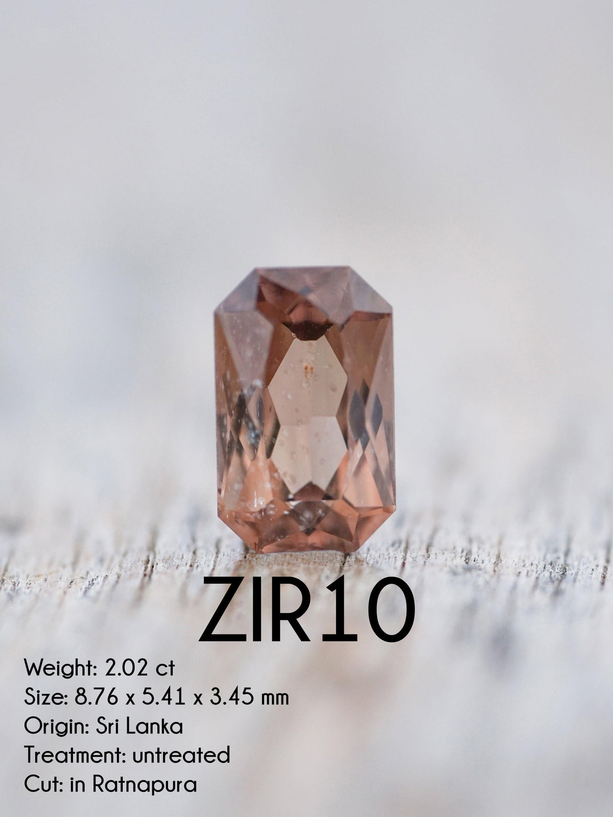 Custom Zircon Ring in Gold - Gardens of the Sun | Ethical Jewelry