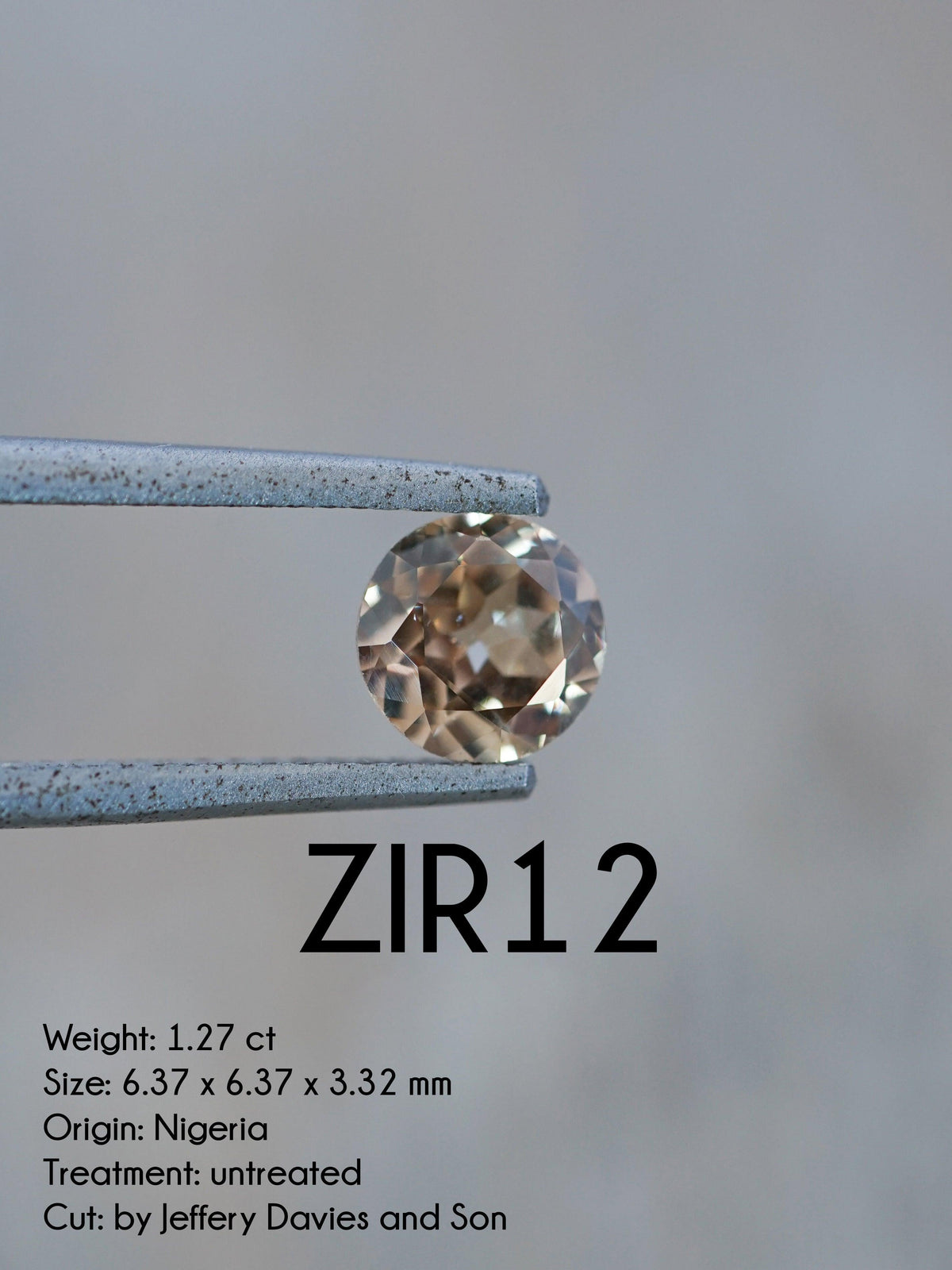 Custom Zircon Ring in Gold - Gardens of the Sun | Ethical Jewelry