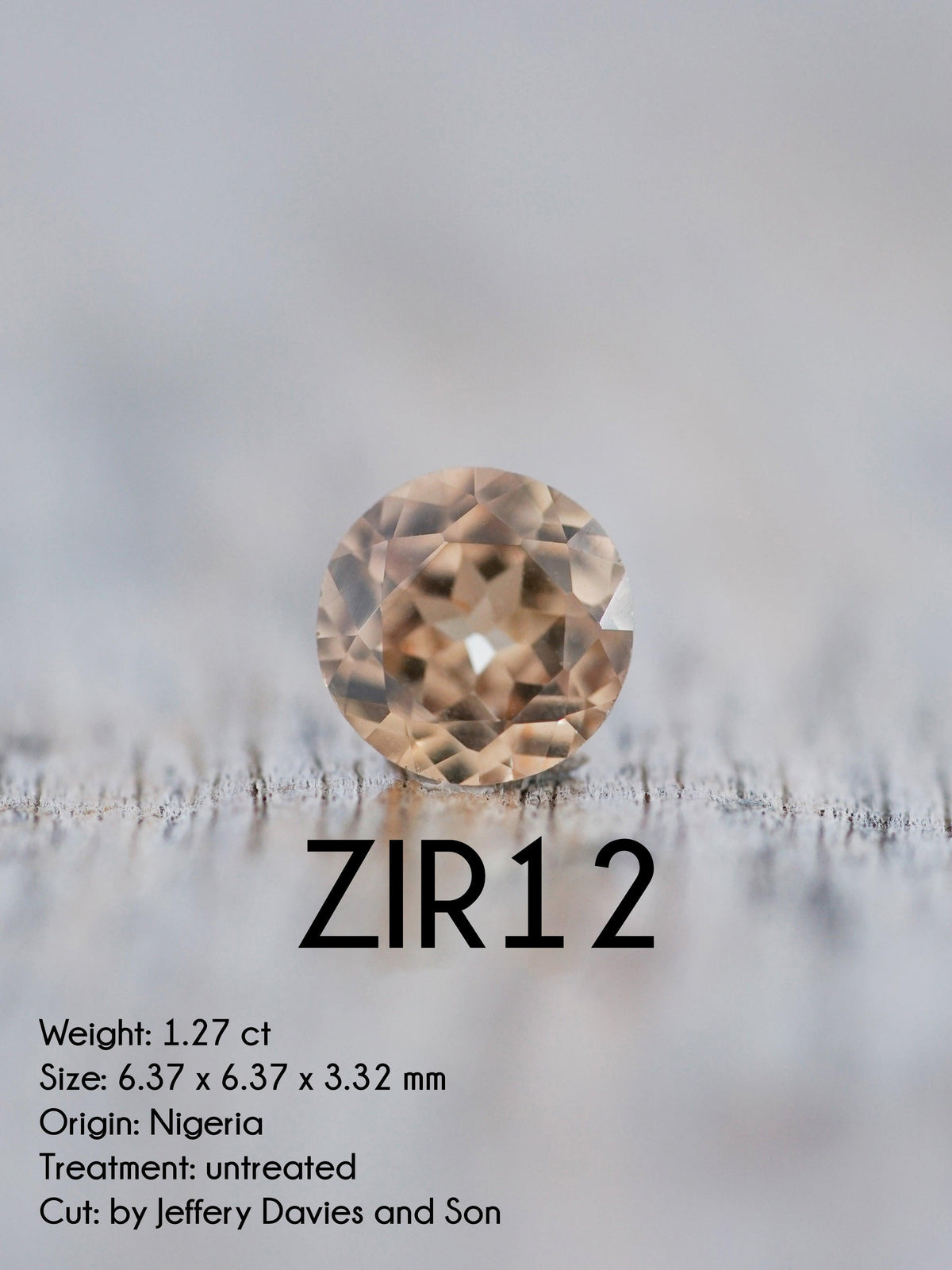 Custom Zircon Ring in Gold - Gardens of the Sun | Ethical Jewelry