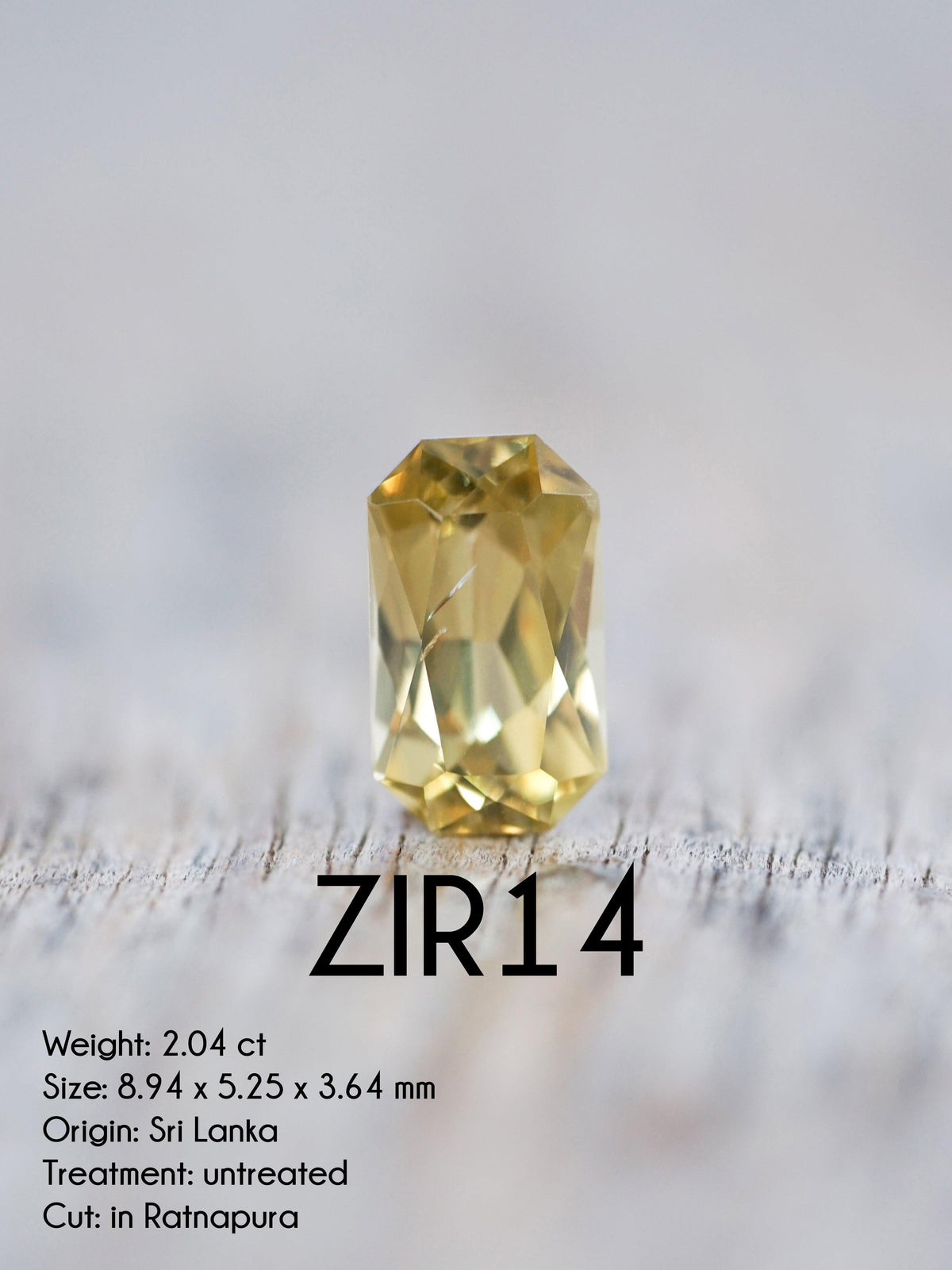 Custom Zircon Ring in Gold - Gardens of the Sun | Ethical Jewelry