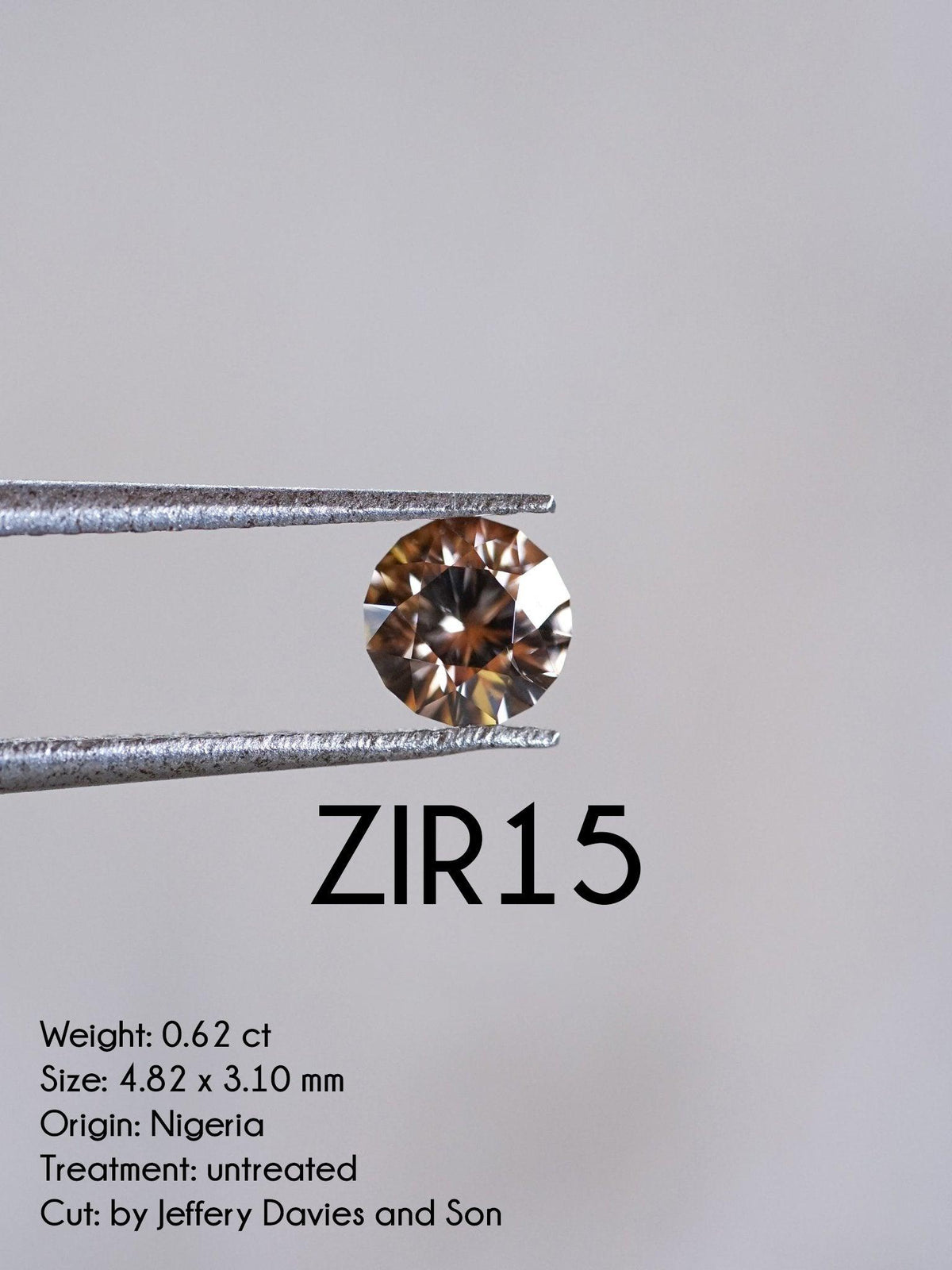 Custom Zircon Ring in Gold - Gardens of the Sun | Ethical Jewelry