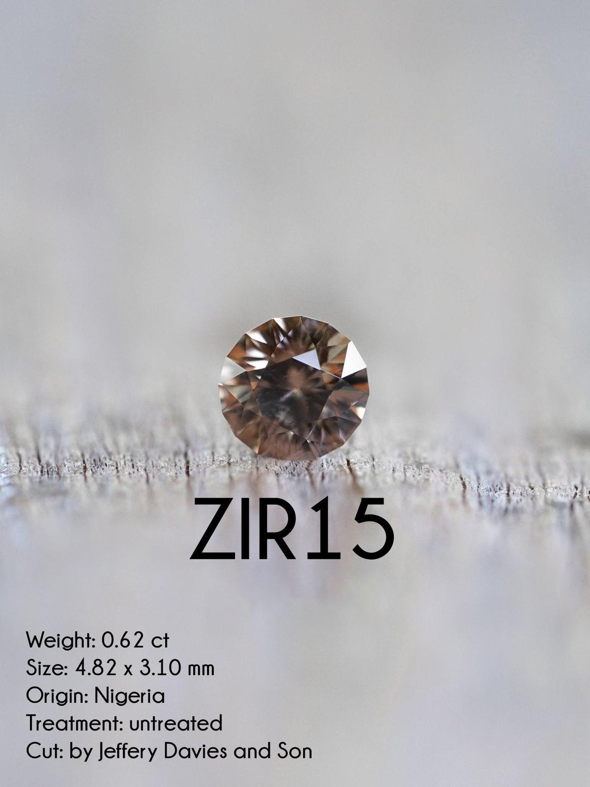 Custom Zircon Ring in Gold - Gardens of the Sun | Ethical Jewelry