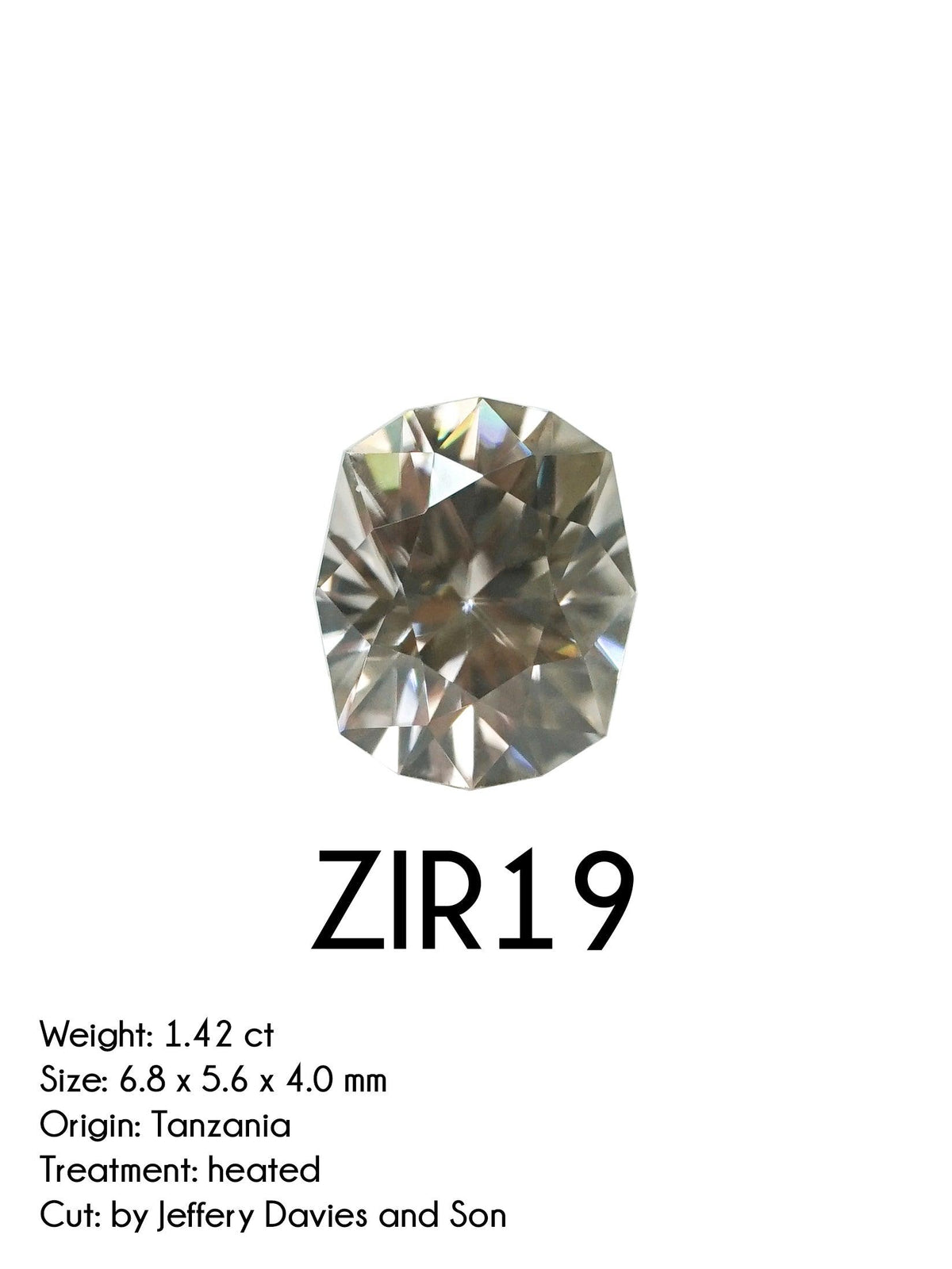 Custom Zircon Ring in Gold - Gardens of the Sun | Ethical Jewelry