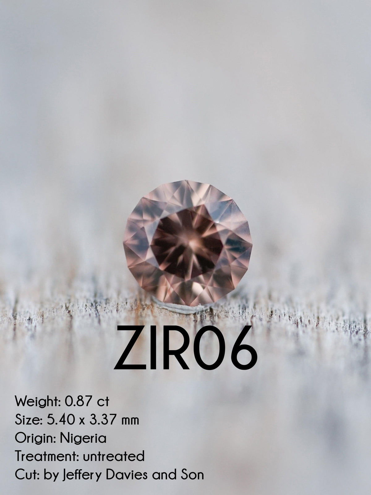 Custom Zircon Ring in Gold - Gardens of the Sun | Ethical Jewelry