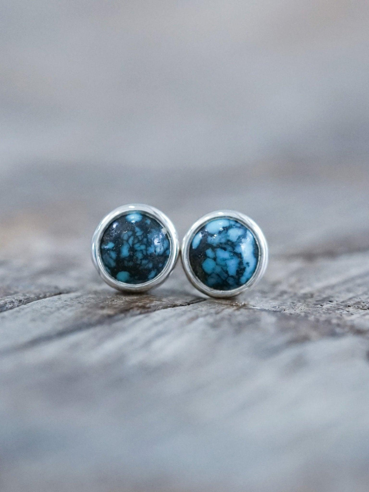 American Turquoise Earrings - Gardens of the Sun | Ethical Jewelry