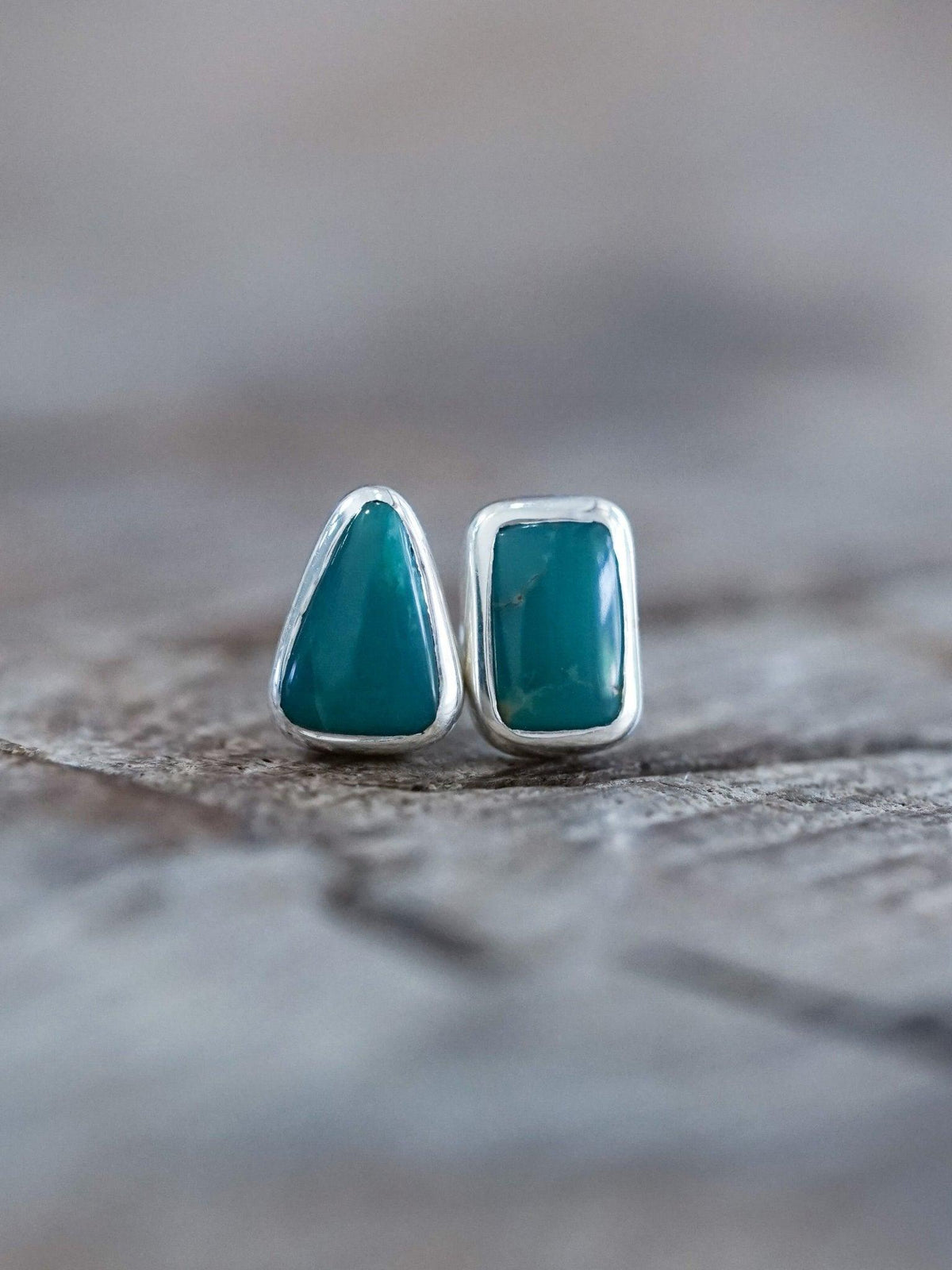 American Turquoise Earrings - Gardens of the Sun | Ethical Jewelry