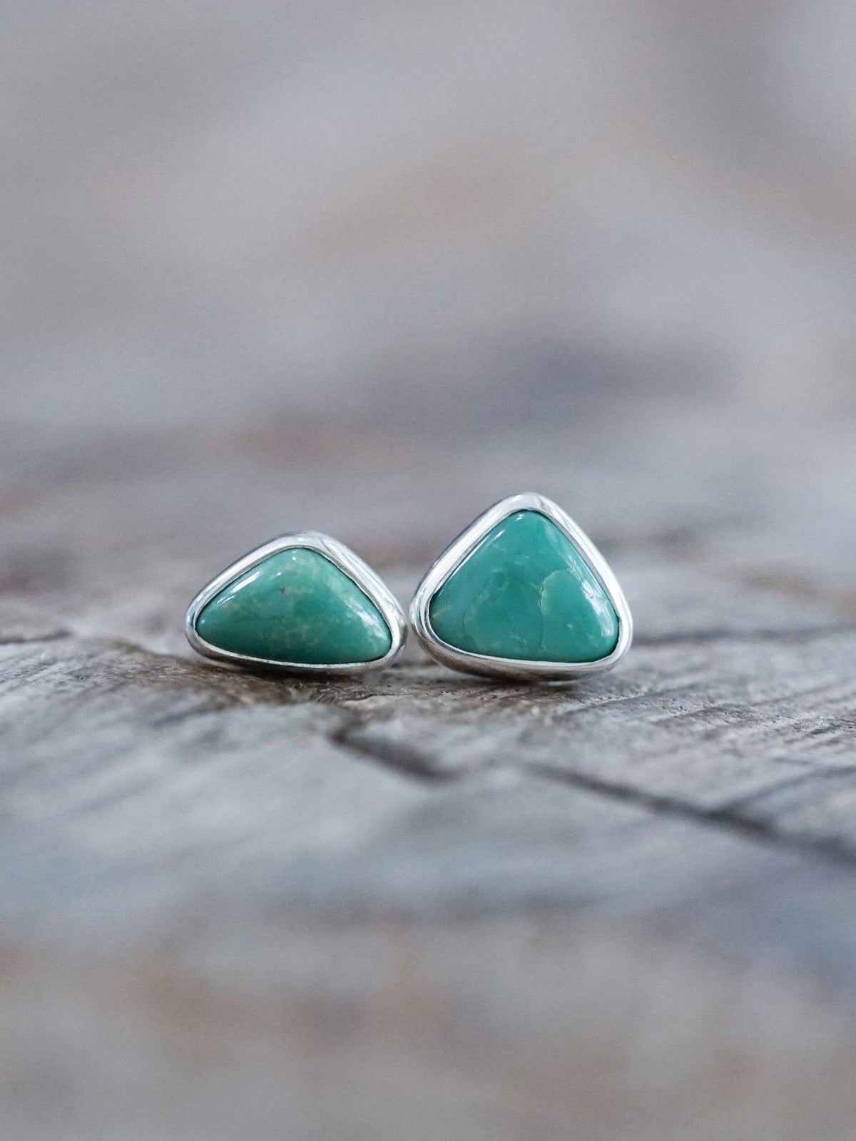 American Turquoise Earrings - Gardens of the Sun | Ethical Jewelry