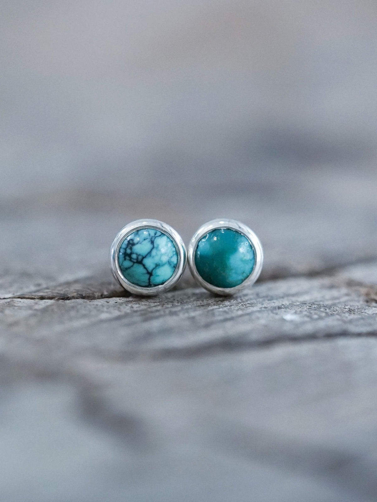 American Turquoise Earrings - Gardens of the Sun | Ethical Jewelry