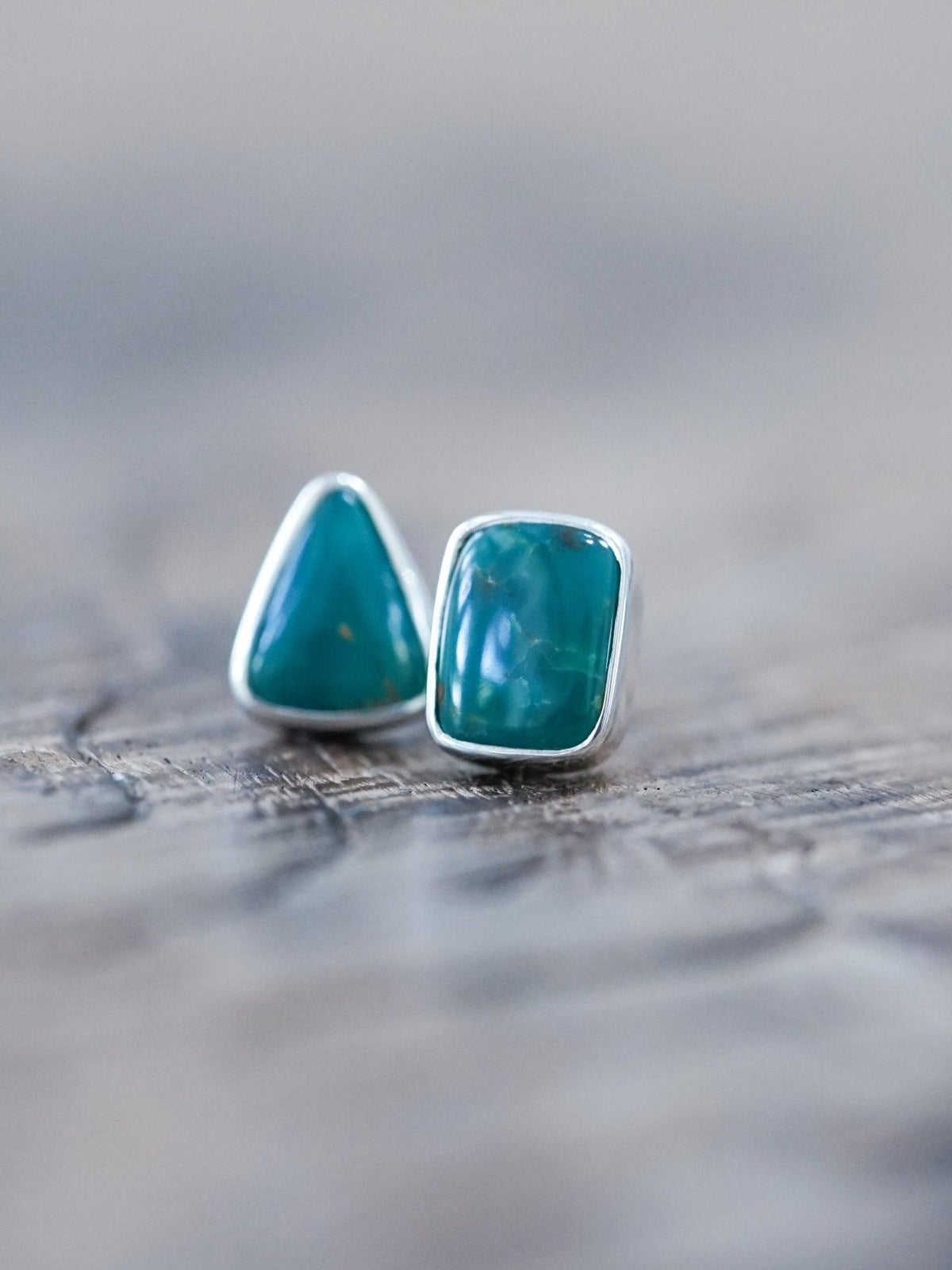American Turquoise Earrings - Gardens of the Sun | Ethical Jewelry