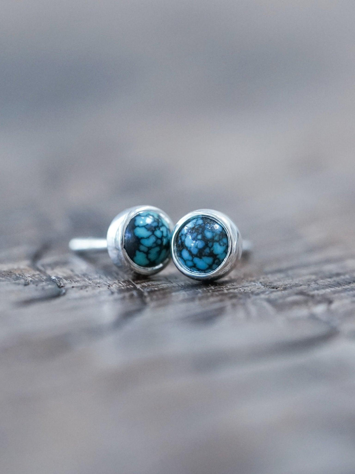 American Turquoise Earrings - Gardens of the Sun | Ethical Jewelry