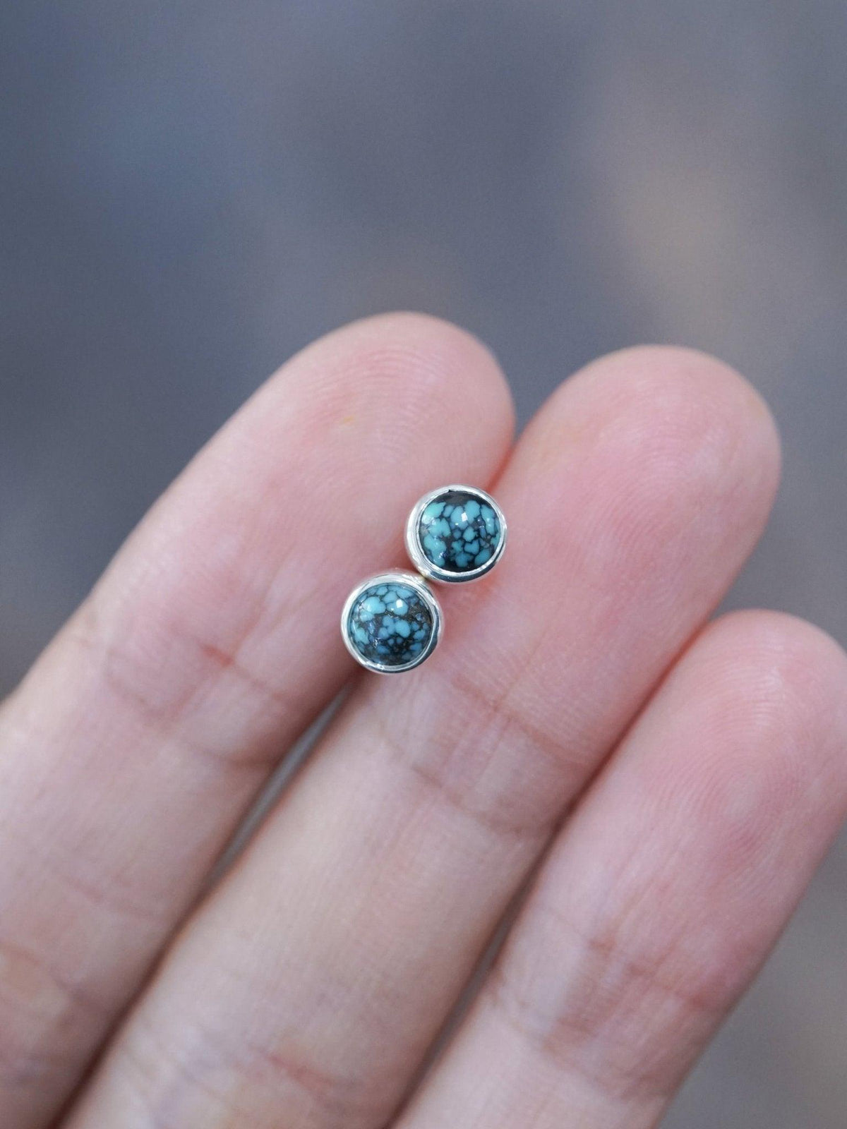 American Turquoise Earrings - Gardens of the Sun | Ethical Jewelry