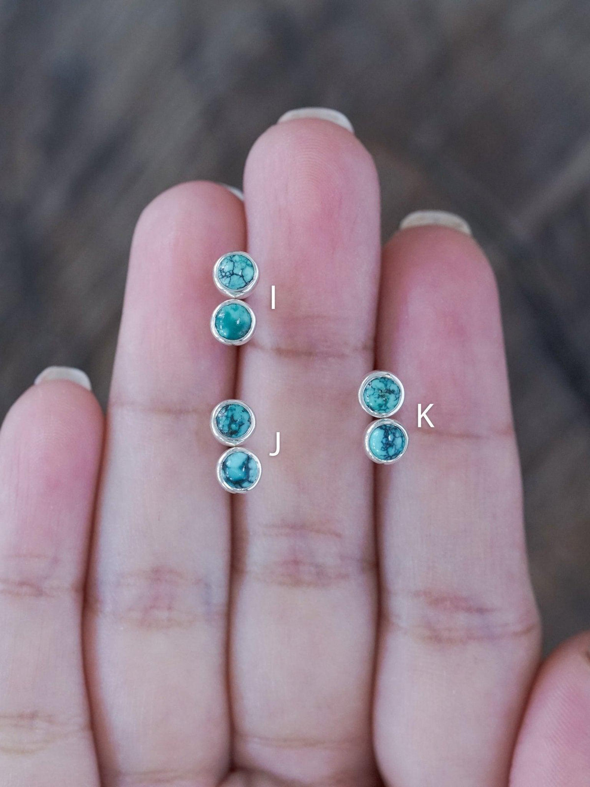 American Turquoise Earrings - Gardens of the Sun | Ethical Jewelry