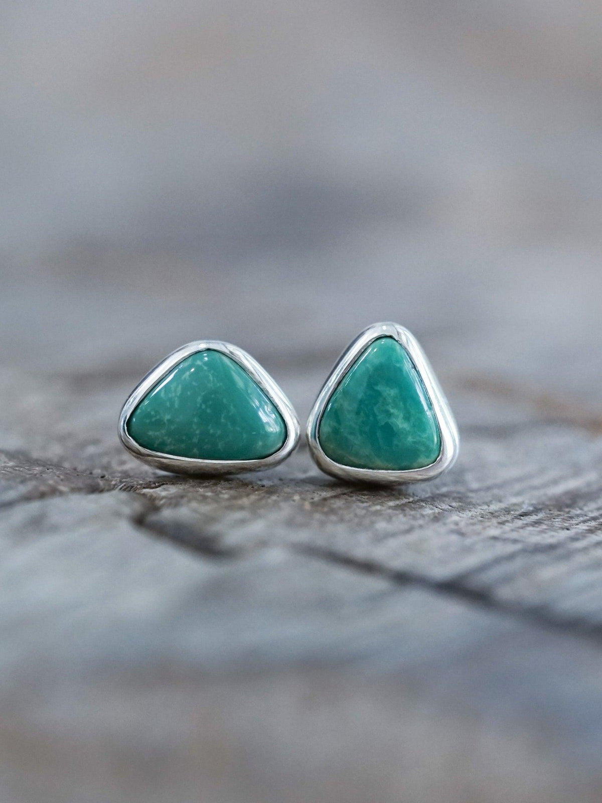 American Turquoise Earrings - Gardens of the Sun | Ethical Jewelry