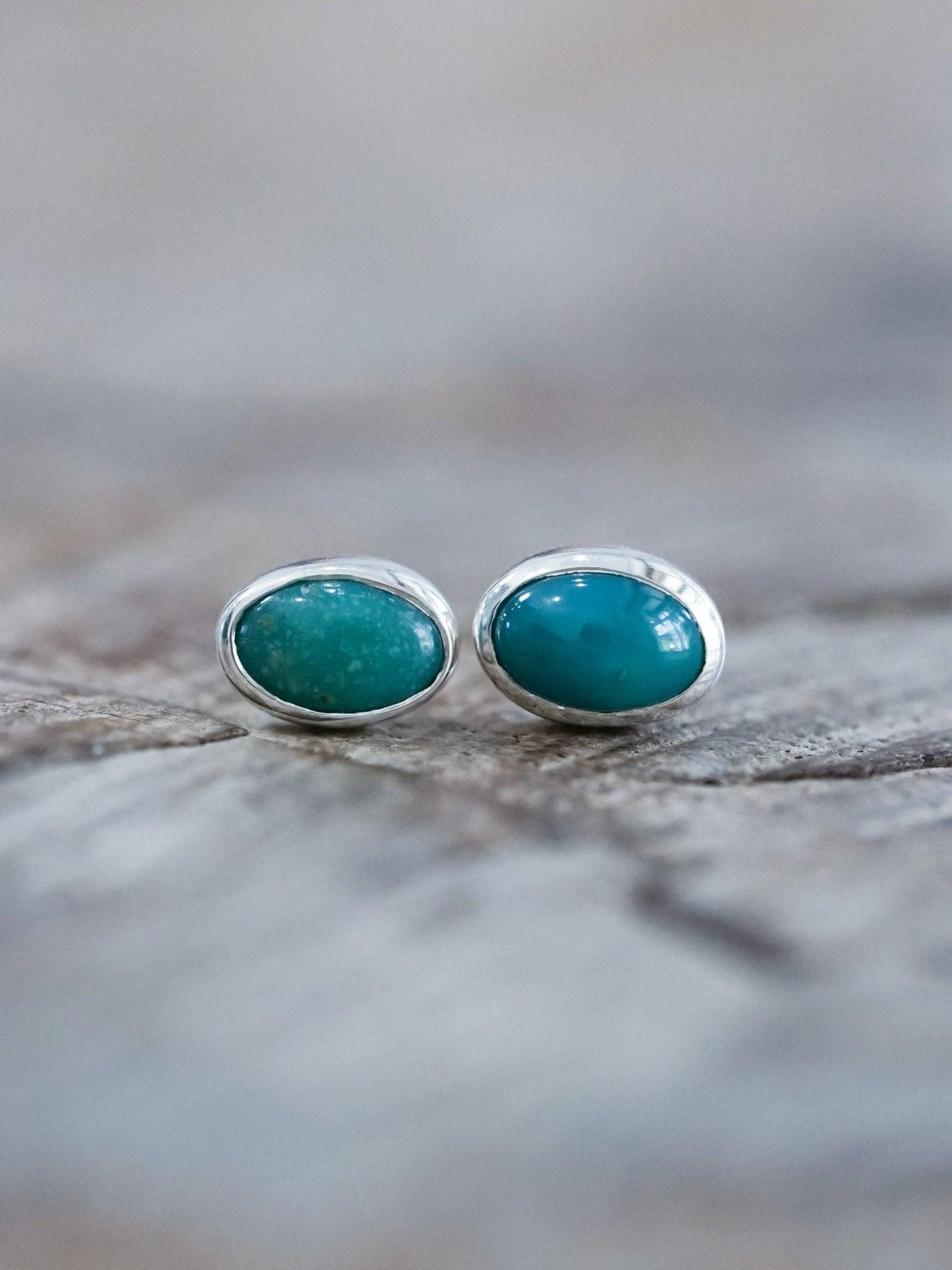American Turquoise Earrings - Gardens of the Sun | Ethical Jewelry