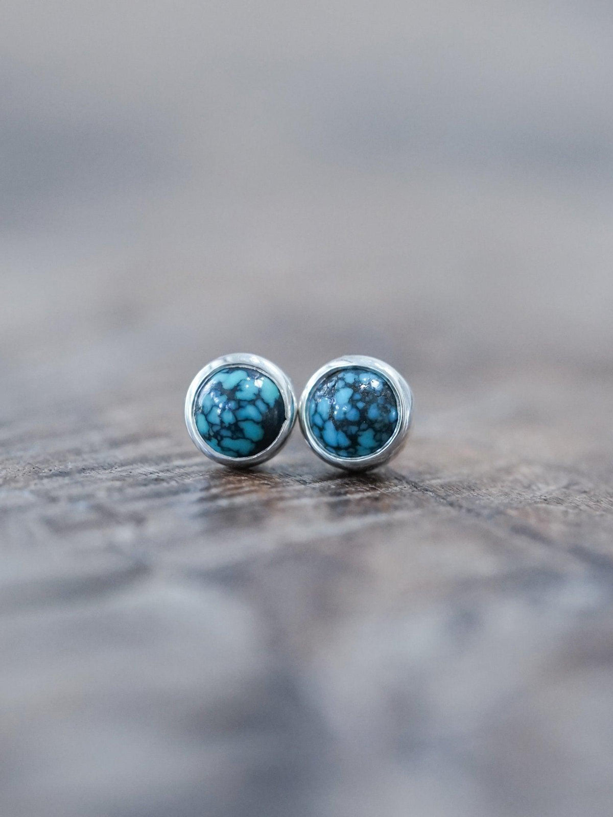 American Turquoise Earrings - Gardens of the Sun | Ethical Jewelry