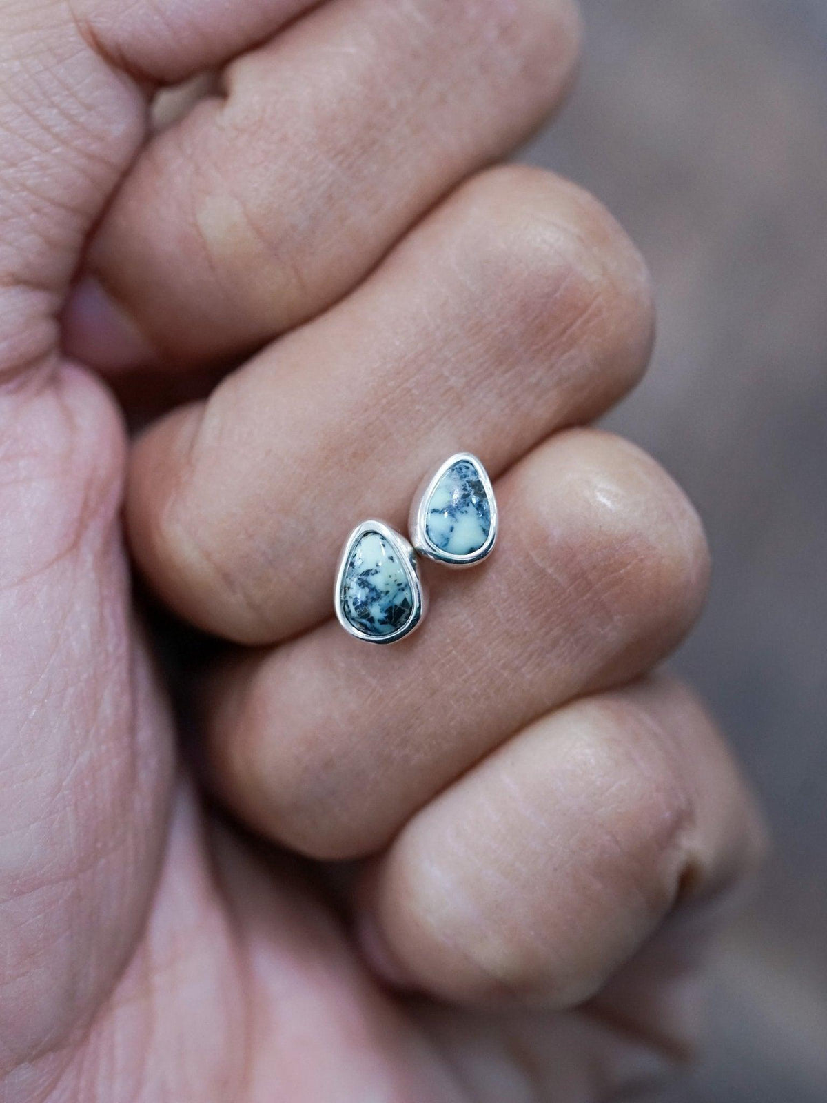 American Turquoise Earrings - Gardens of the Sun | Ethical Jewelry