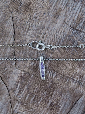 Amethyst Necklace with Hidden Gems - Gardens of the Sun | Ethical Jewelry
