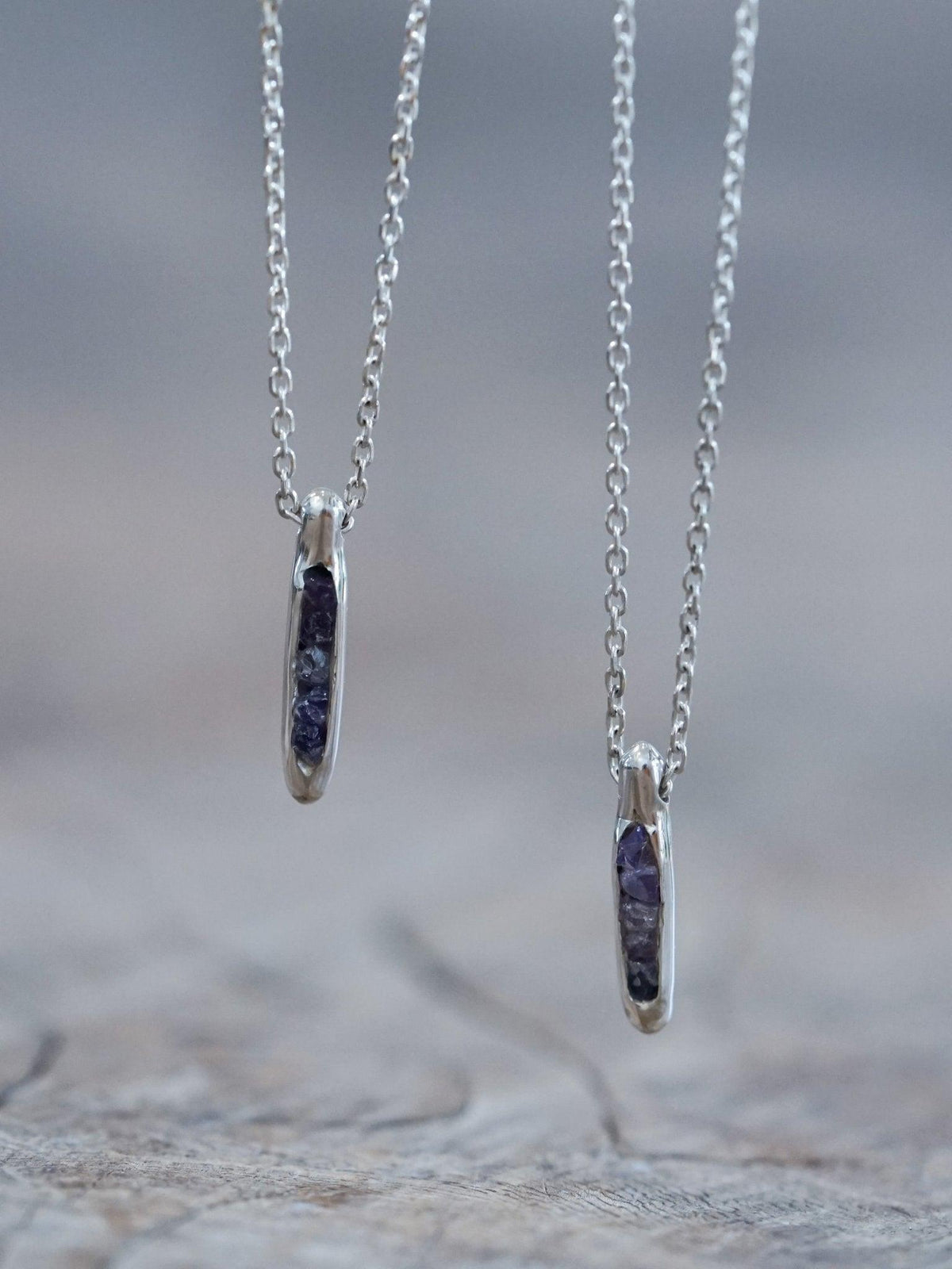 Amethyst Necklace with Hidden Gems - Gardens of the Sun | Ethical Jewelry