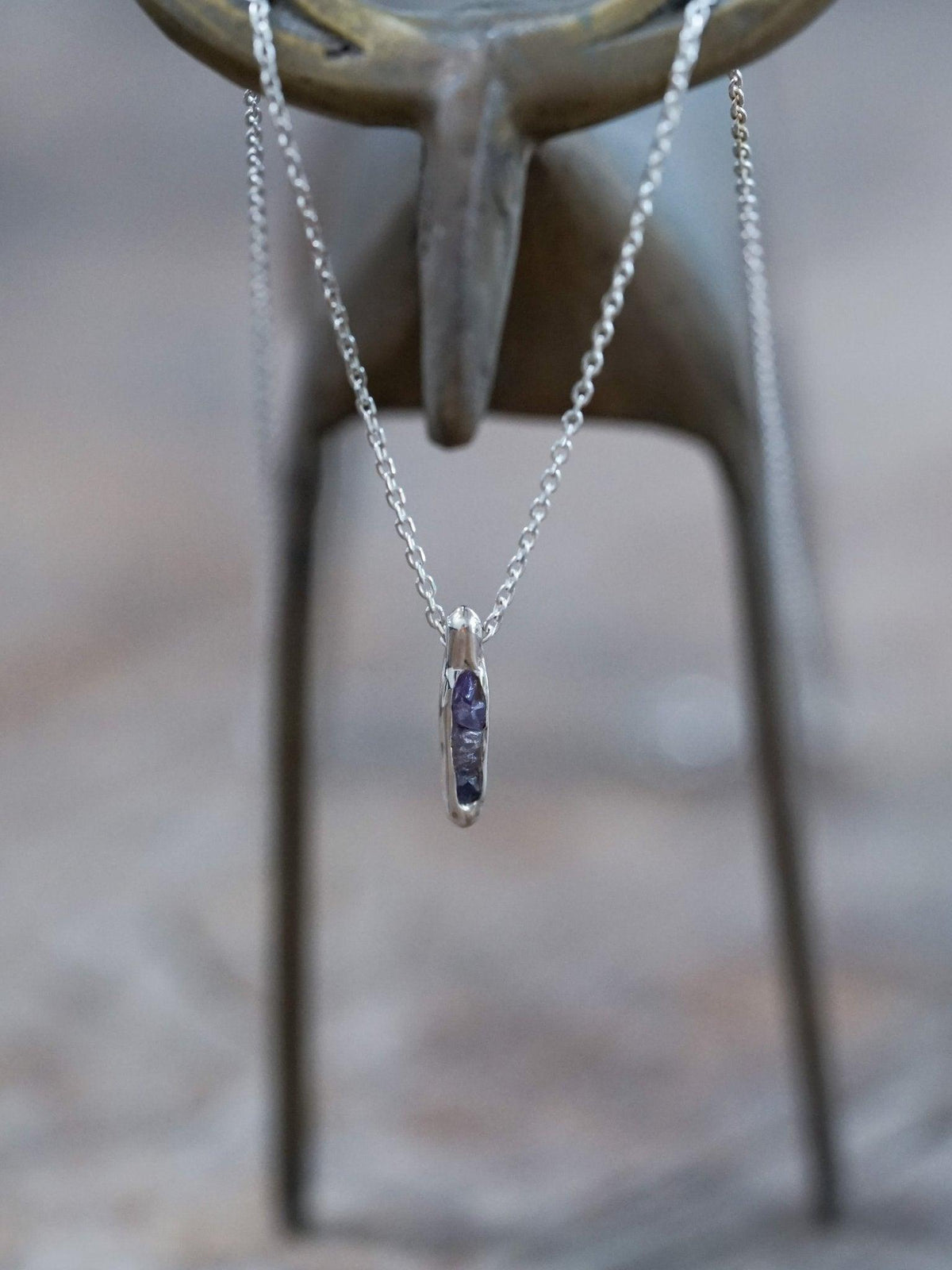 Amethyst Necklace with Hidden Gems - Gardens of the Sun | Ethical Jewelry