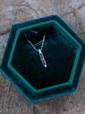 Amethyst Necklace with Hidden Gems - Gardens of the Sun | Ethical Jewelry