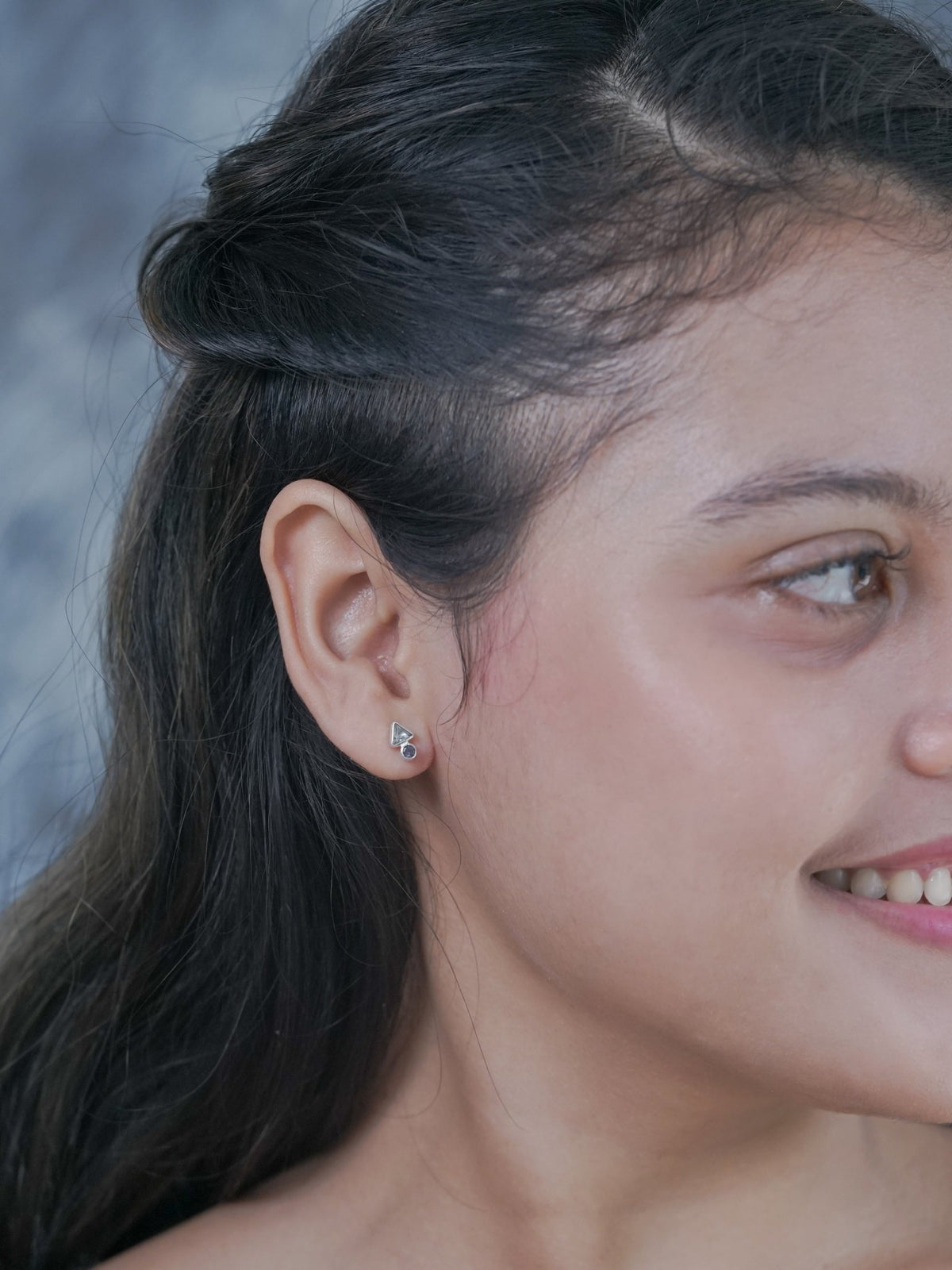 Aquamarine and Iolite Earrings - Gardens of the Sun | Ethical Jewelry